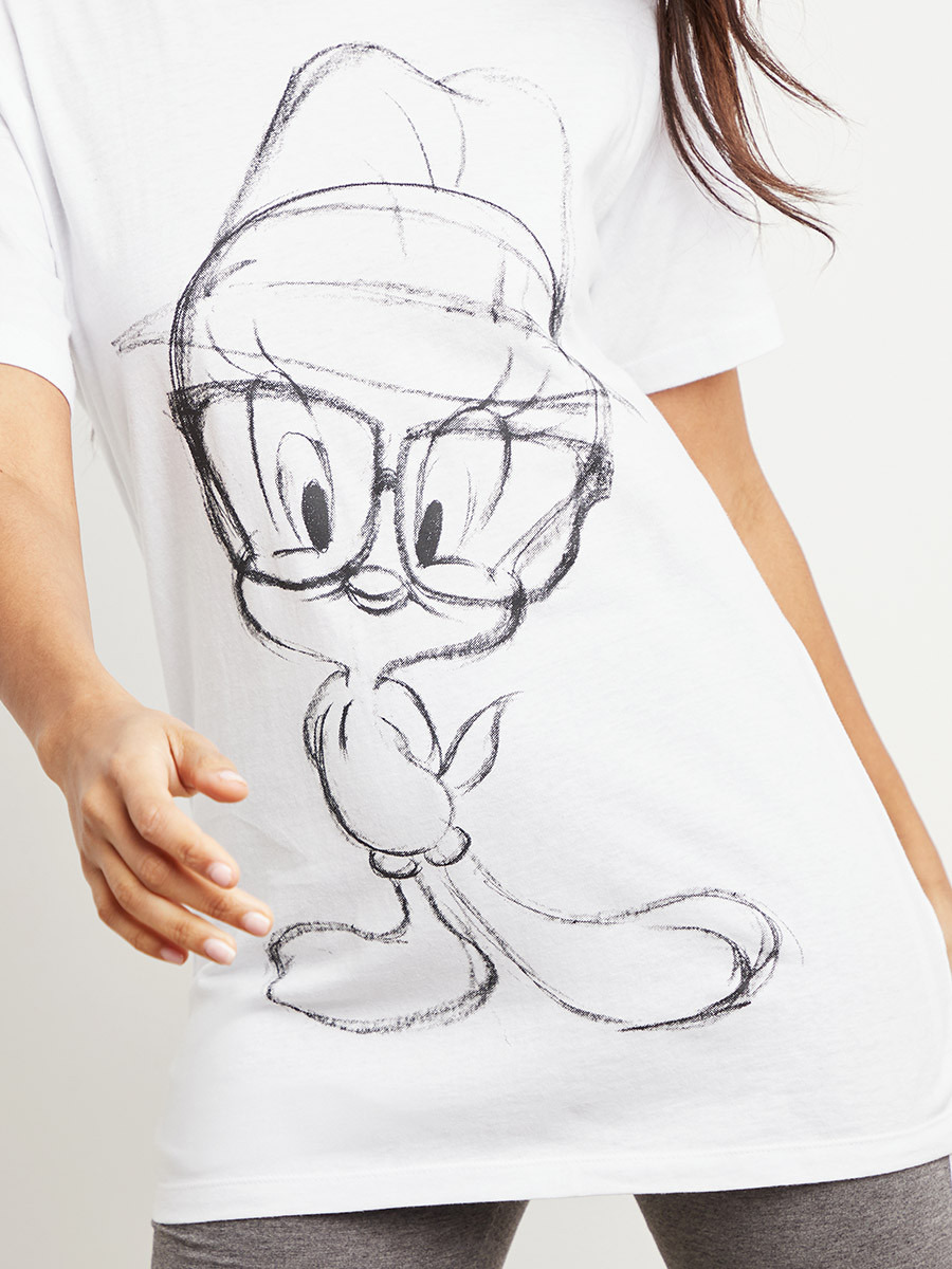 تيشيرت مطبوع بقصة طويلة-women-clothing-tshirts-image-4