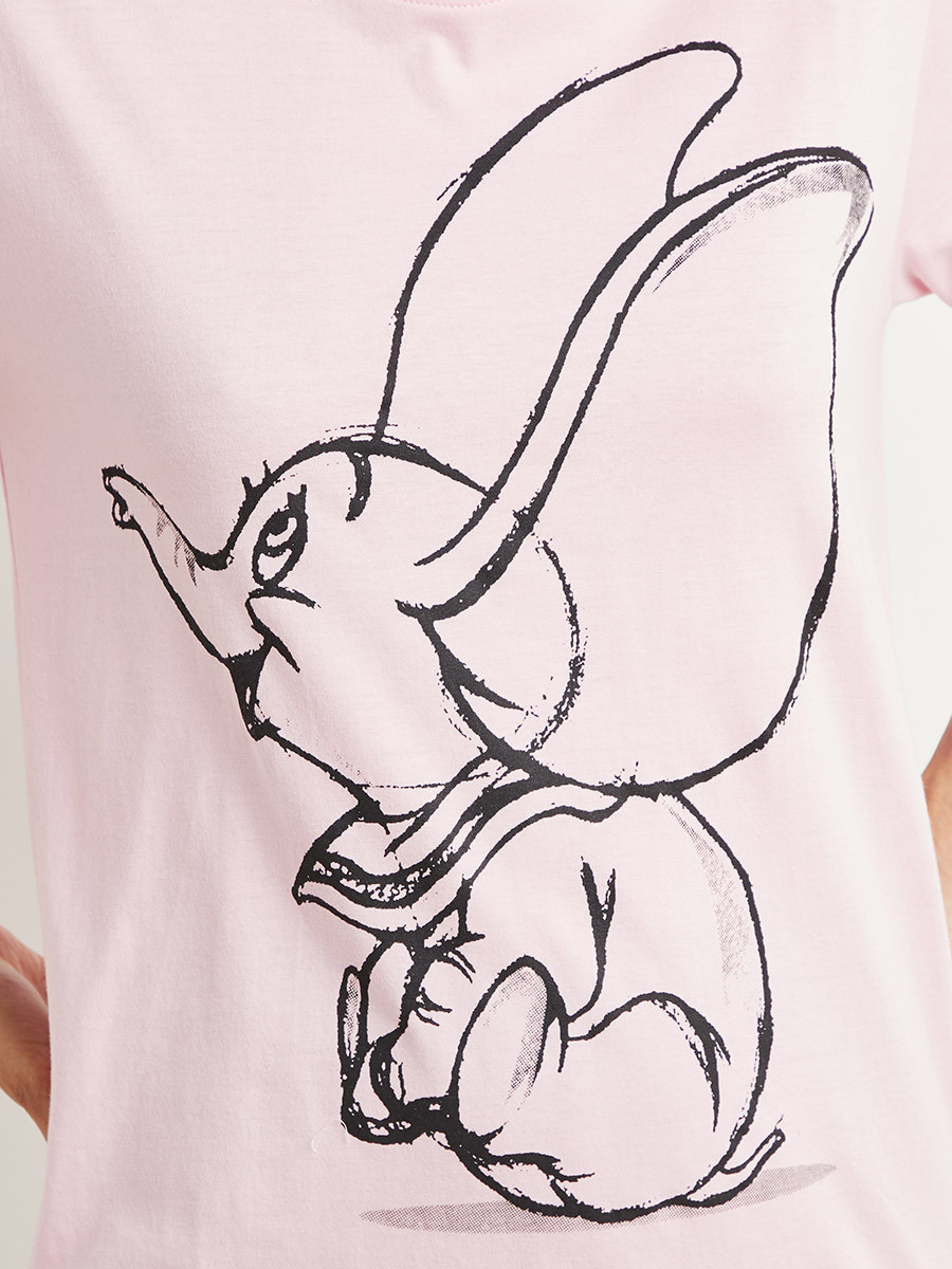 تيشيرت مطبوع بقصة طويلة-women-clothing-tshirts-image-4