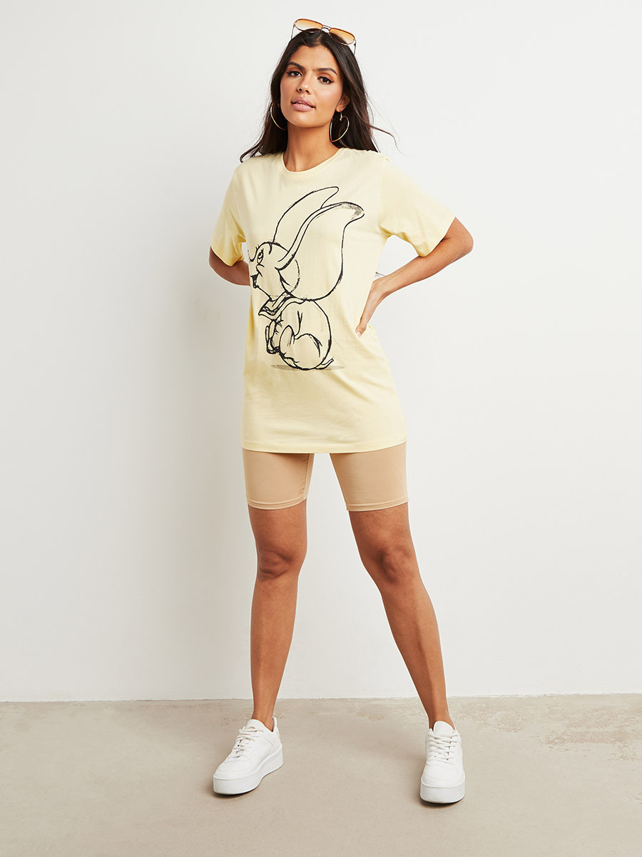 تيشيرت مطبوع بقصة طويلة-women-clothing-tshirts-image-2