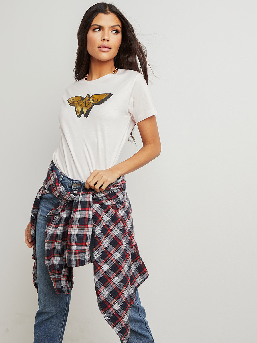 WB Wonder Women Foil Printed Regular Fit T-shirt-women-clothing-tshirts-image-1