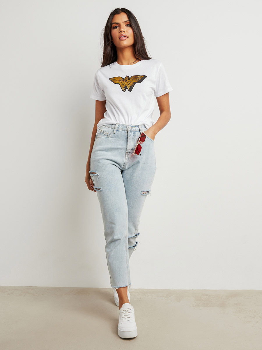 تيشيرت مطبوع بقصة واسعة-women-clothing-tshirts-image-2