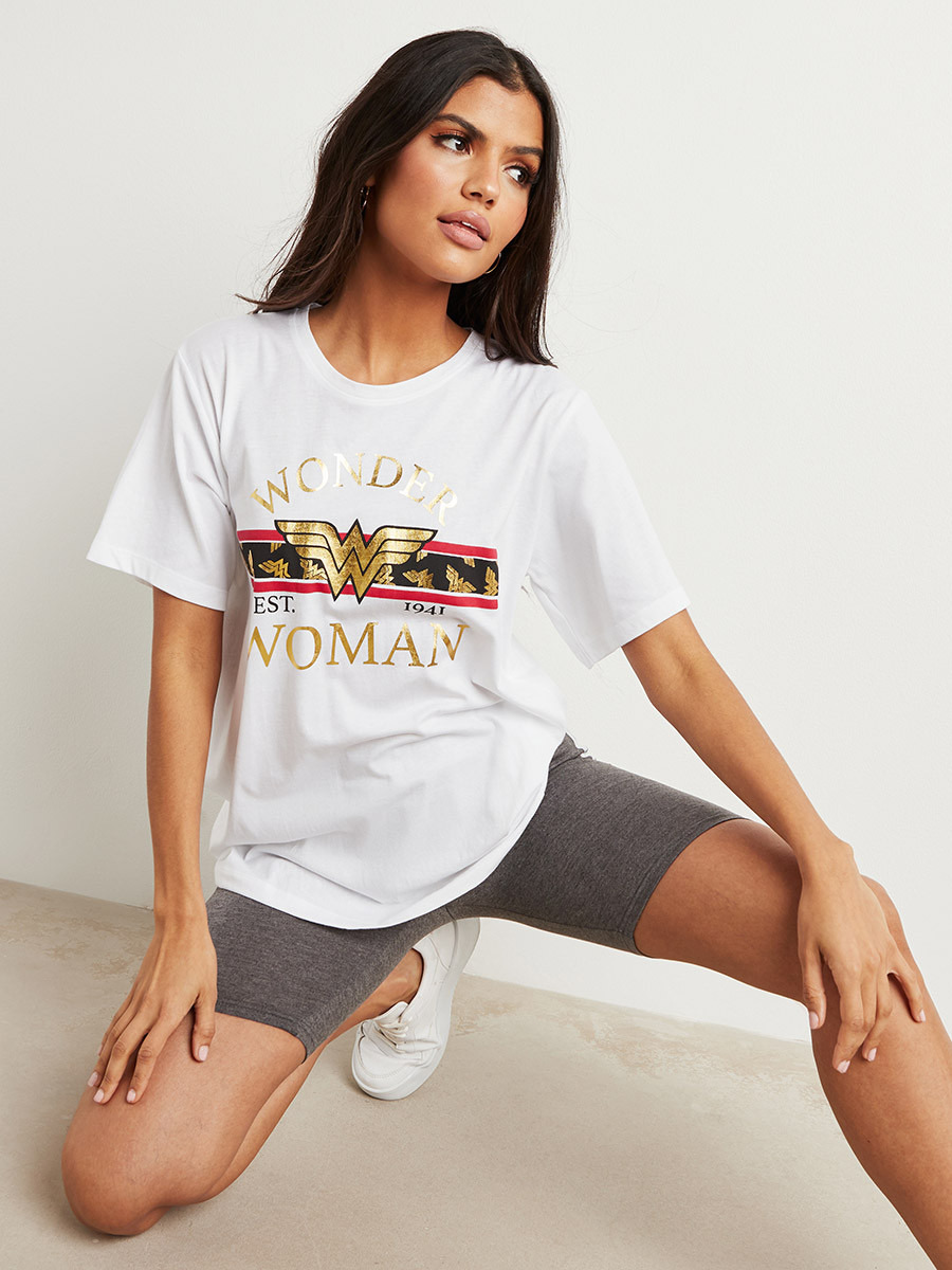 تيشيرت مطبوع بقصة طويلة-women-clothing-tshirts-image-1
