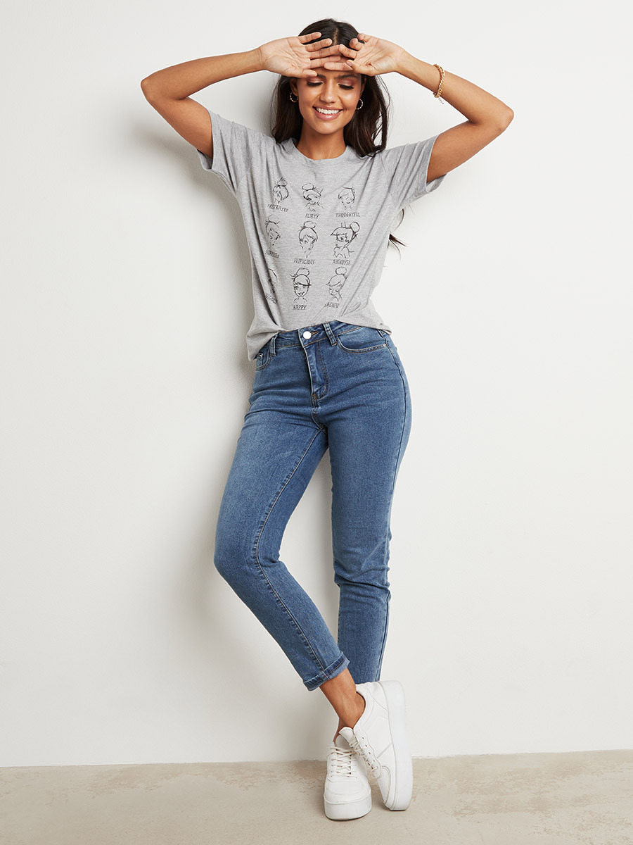 Disney Ariel Multiface Printed Regular Fit T-shirt-women-clothing-tshirts-image-2