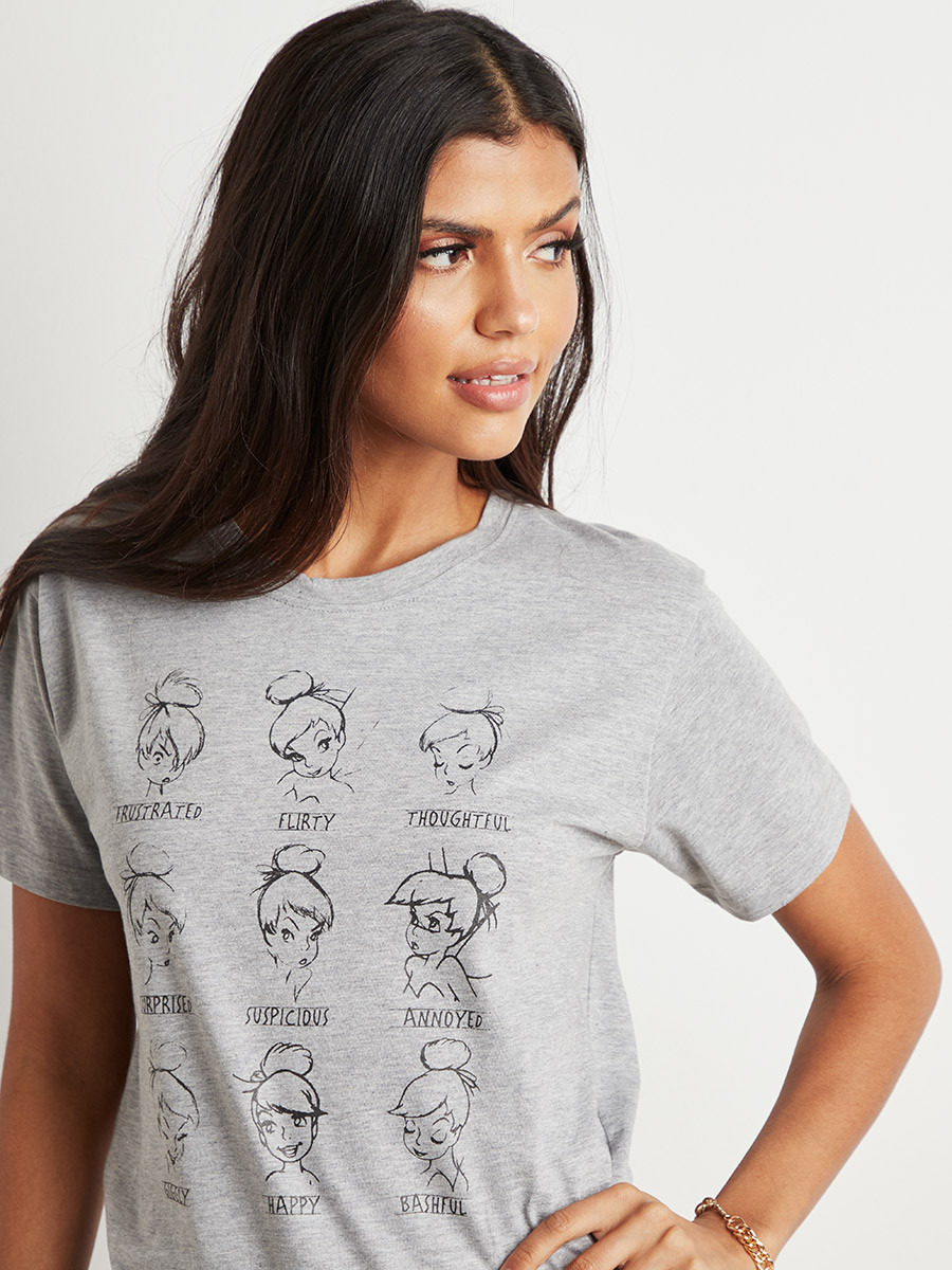 Disney Ariel Multiface Printed Regular Fit T-shirt-women-clothing-tshirts-image-4