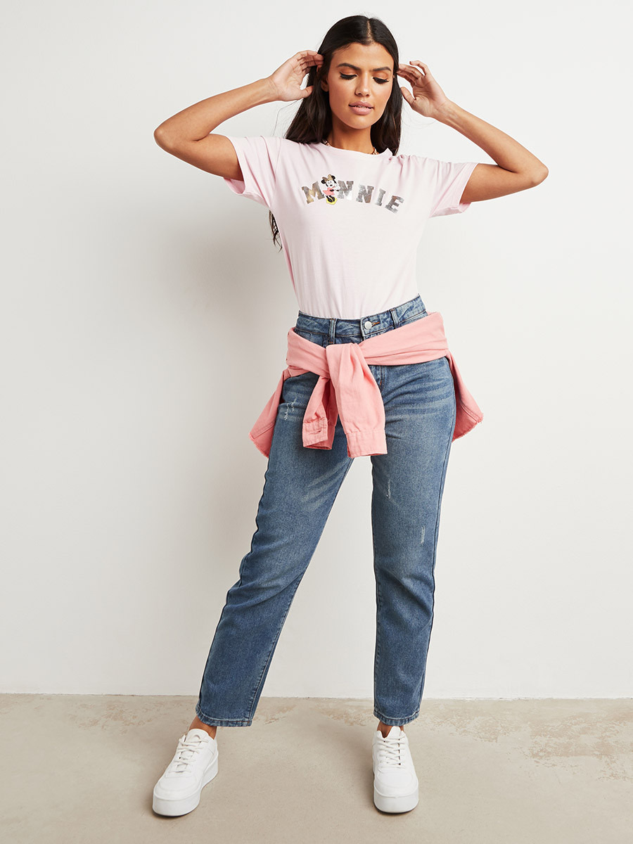 تيشيرت مطبوع بقصة واسعة-women-clothing-tshirts-image-2