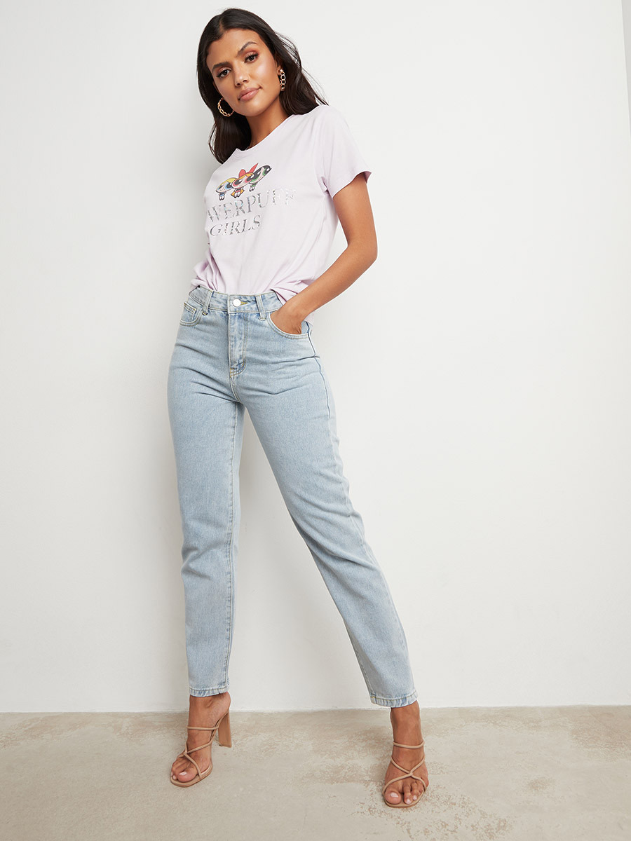 تيشيرت مطبوع بقصة واسعة-women-clothing-tshirts-image-4