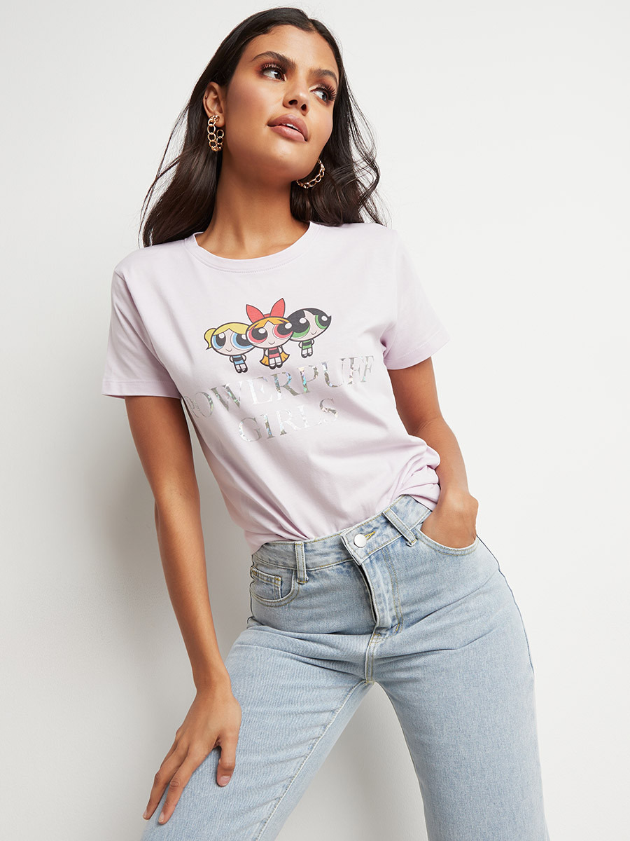تيشيرت مطبوع بقصة واسعة-women-clothing-tshirts-image-6