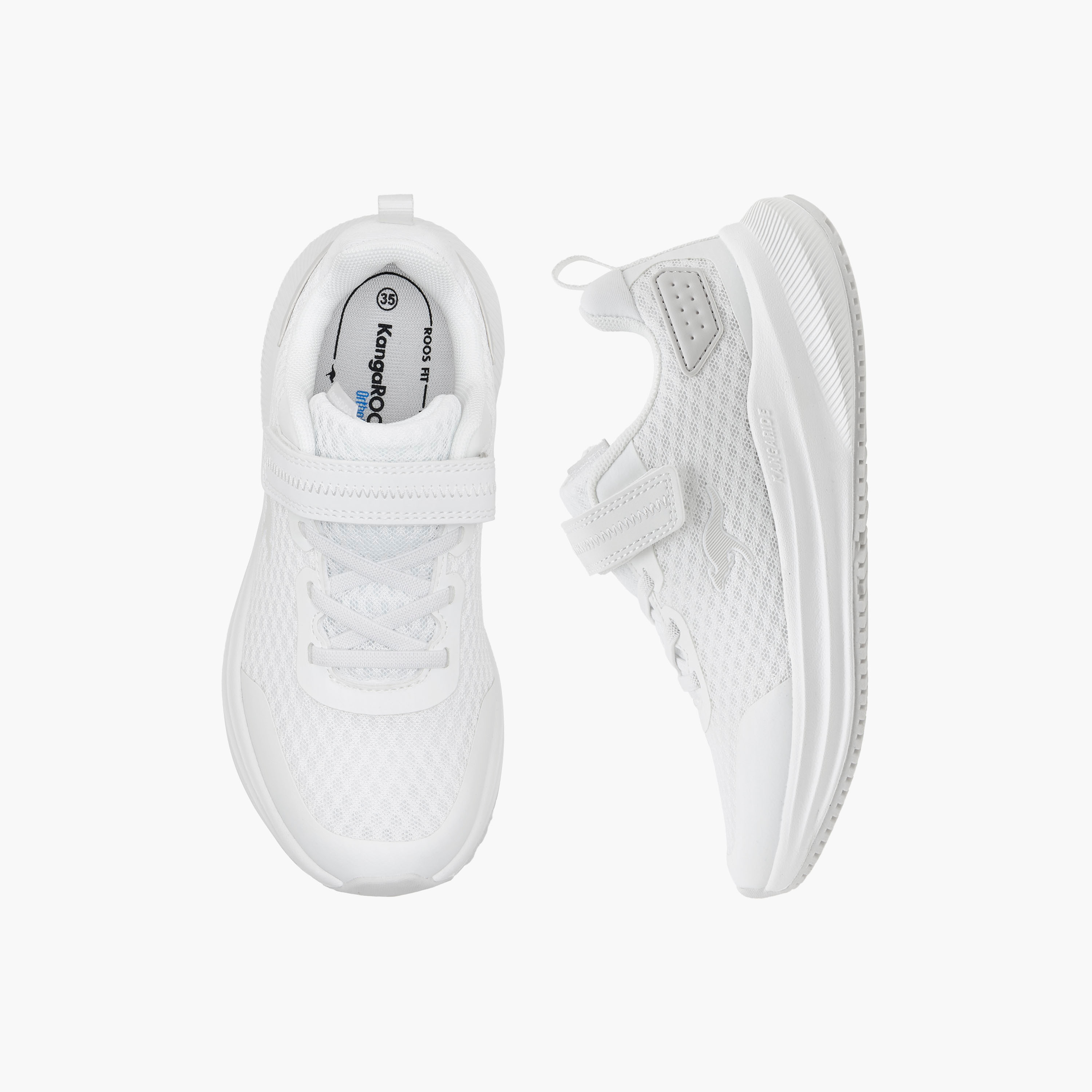 KangaROOS Girls Hook & Loop Sports Shoes-girls-shoes-sports-image-1
