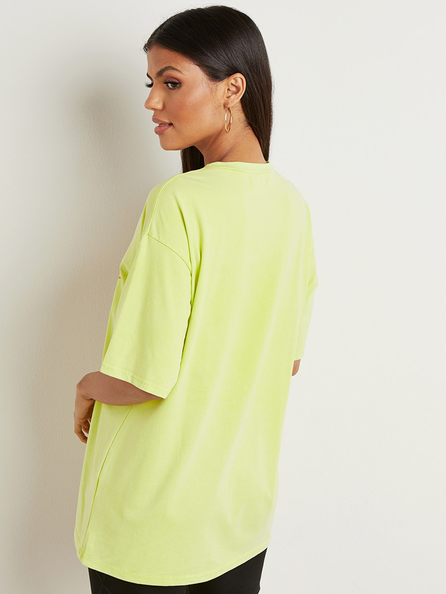 تيشيرت مطبوع بقصة واسعة من ستايلي-women-clothing-tshirts-image-3