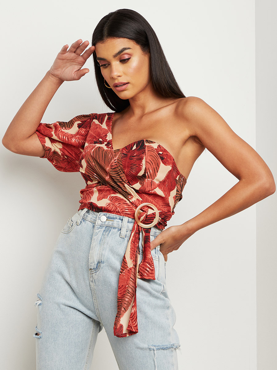Styli Tropical Palm Printed One Shoulder Crop Top-women-clothing-shirtsandblouses-blouses-image-1