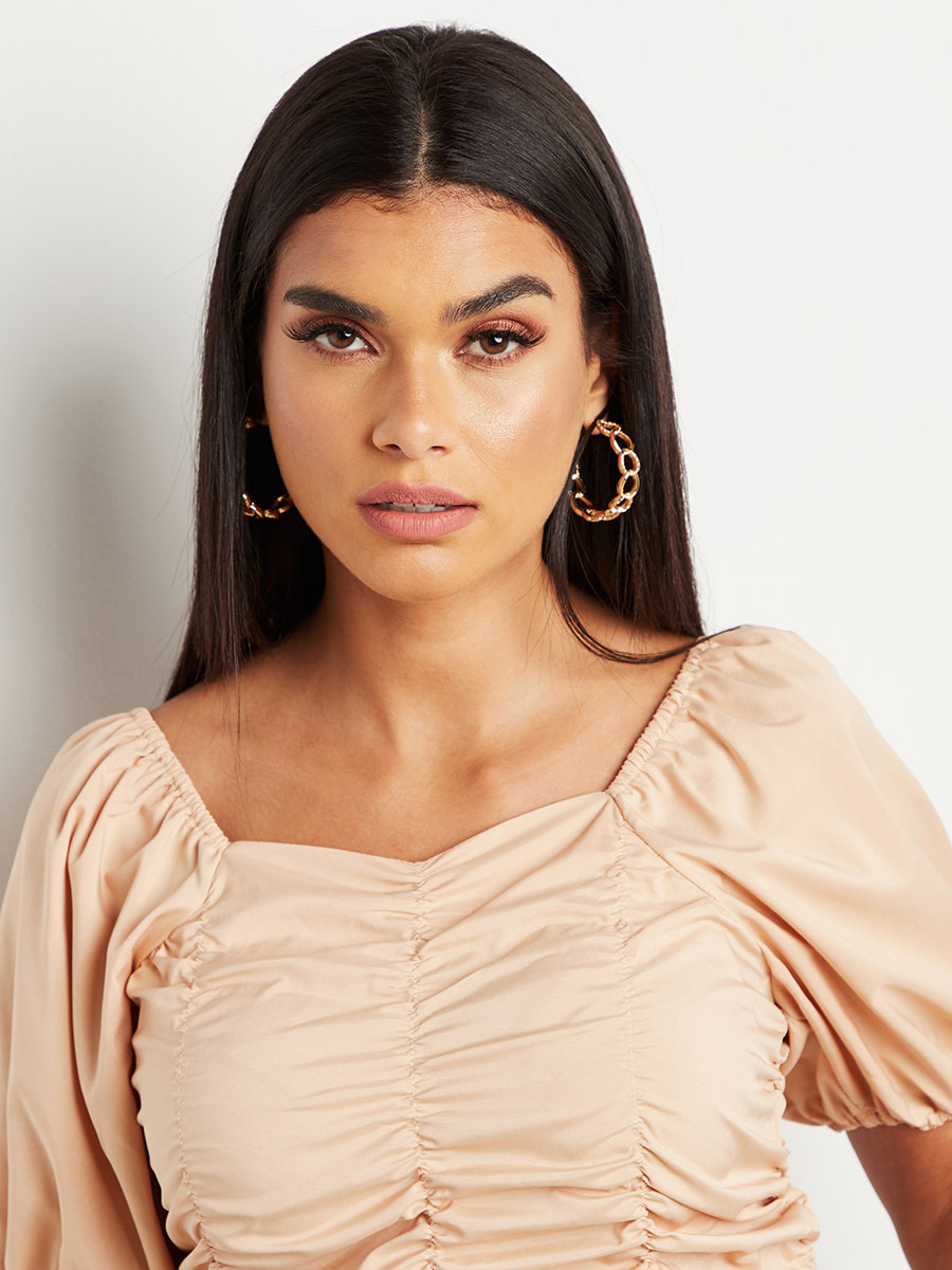 بلوزة بأكمام منفوخة من ستايلي-women-clothing-shirtsandblouses-blouses-image-3