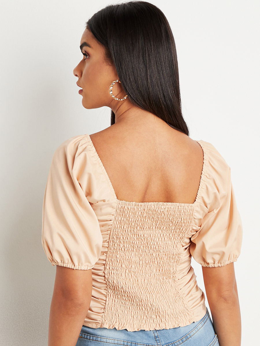 بلوزة بأكمام منفوخة من ستايلي-women-clothing-shirtsandblouses-blouses-image-4