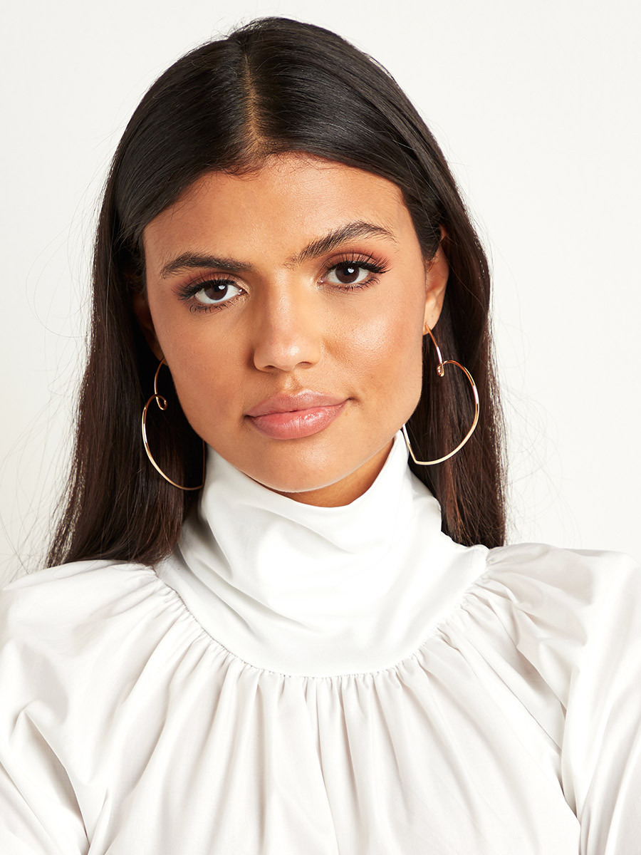 Styli Poplin High Neck Long Sleeves Top-women-clothing-shirtsandblouses-blouses-image-4