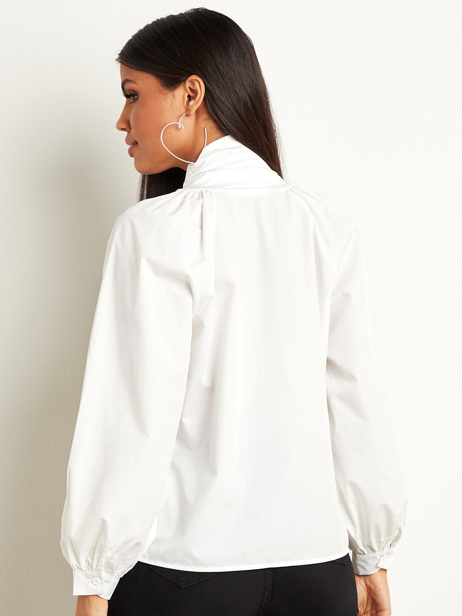 Styli Poplin High Neck Long Sleeves Top-women-clothing-shirtsandblouses-blouses-image-5