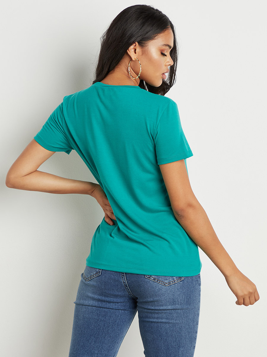 Styli Girls Printed Short Sleeves Regular Fit T-shirt-women-clothing-tshirts-image-4