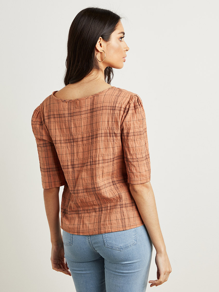 بلوزة مطبوعة بقصة واسعة من ستايلي-women-clothing-shirtsandblouses-blouses-image-5
