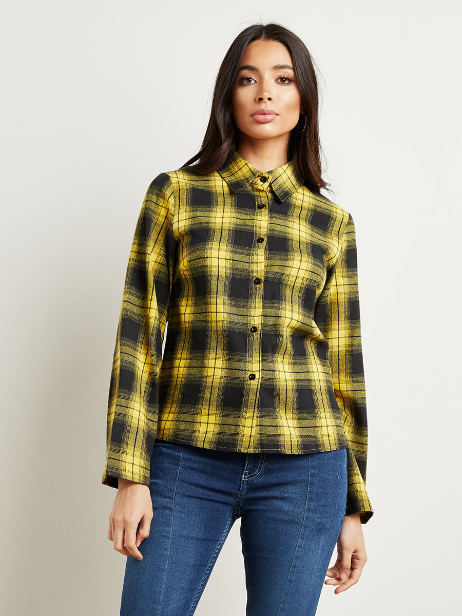 قميص مطبوع بأكمام طويلة من ستايلي-women-clothing-shirtsandblouses-blouses-image-1