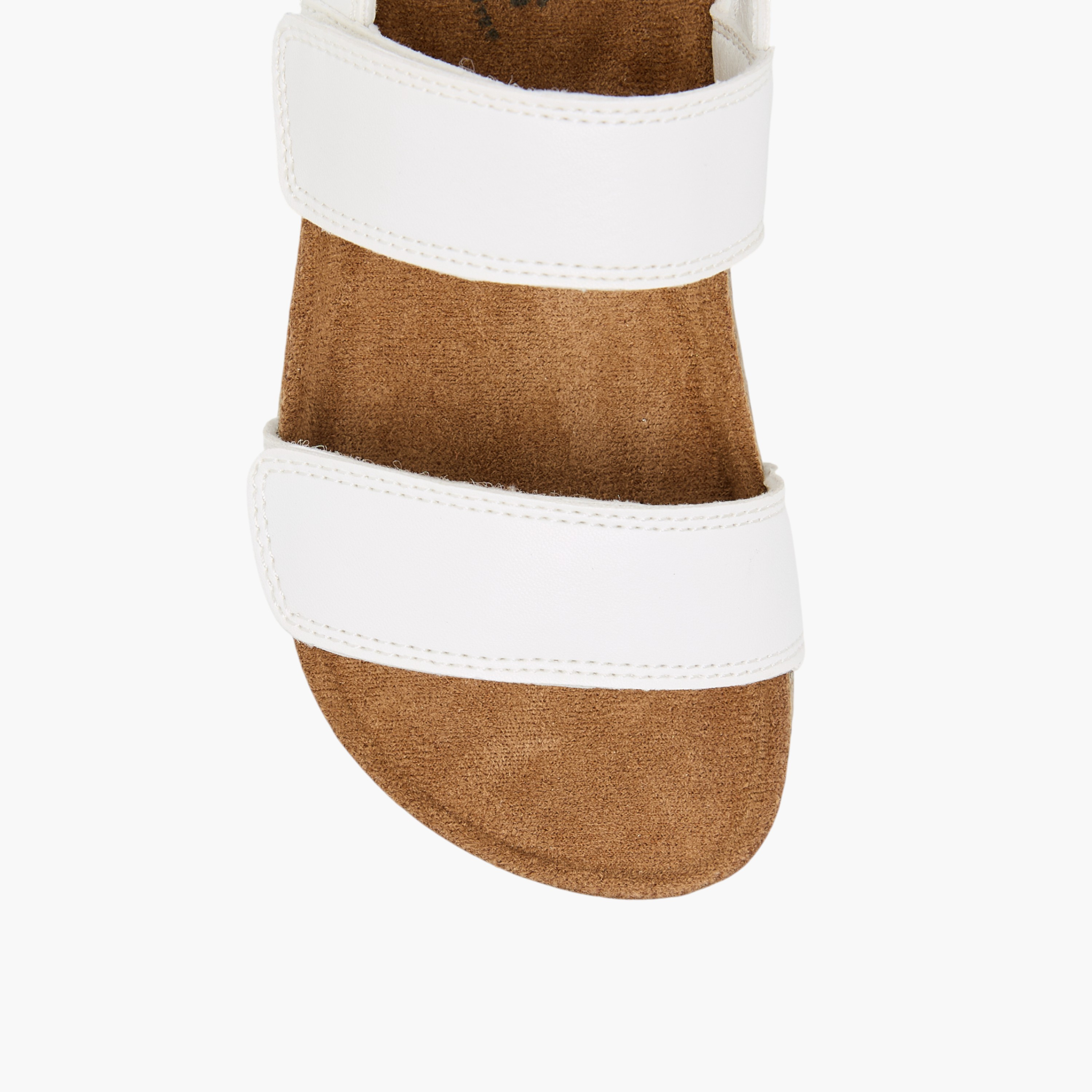 Juniors Boys Solid Hook and Loop Closure Sandals-boys-shoes-sandals-image-3