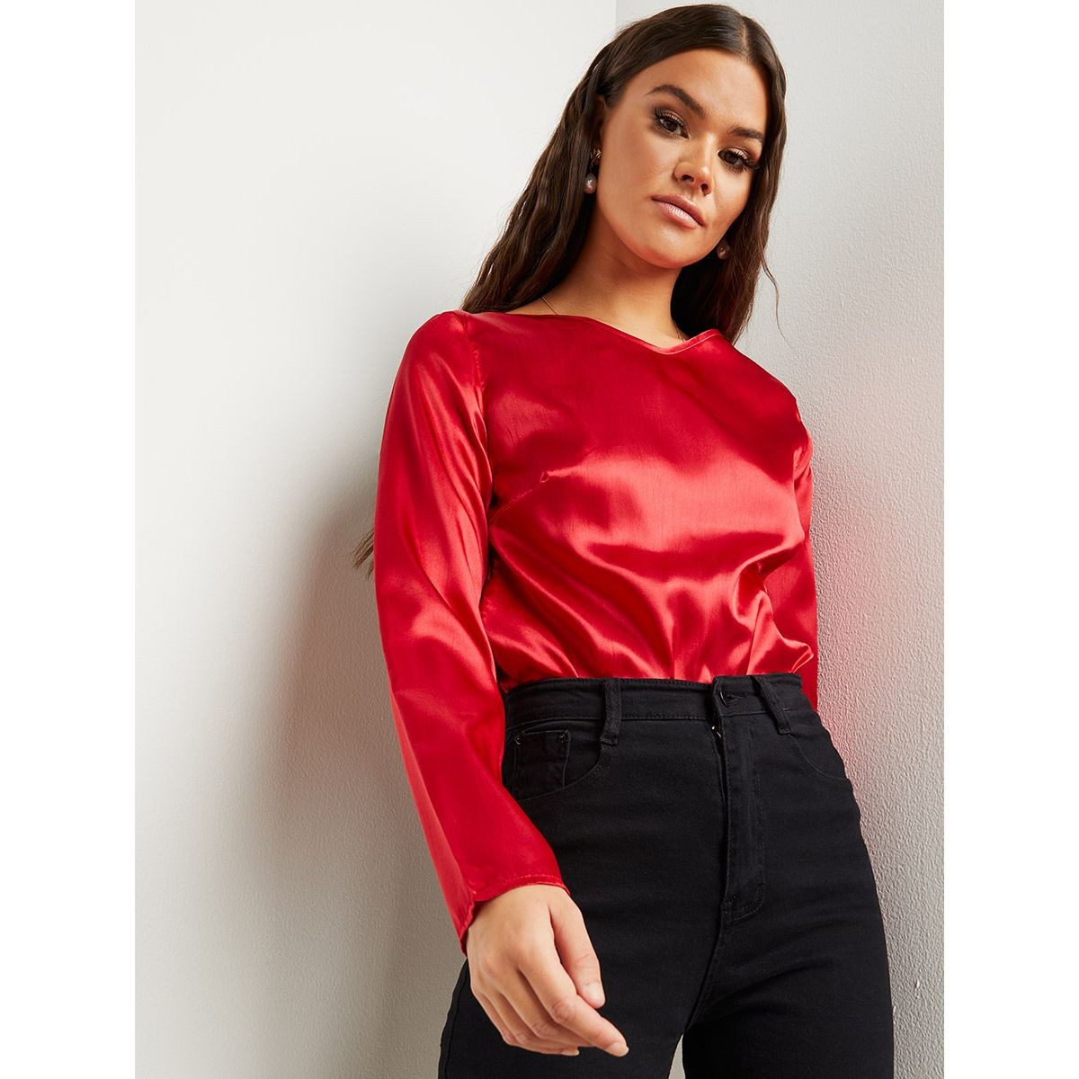 بلوزة بأكمام طويلة-women-clothing-shirtsandblouses-blouses-image-1