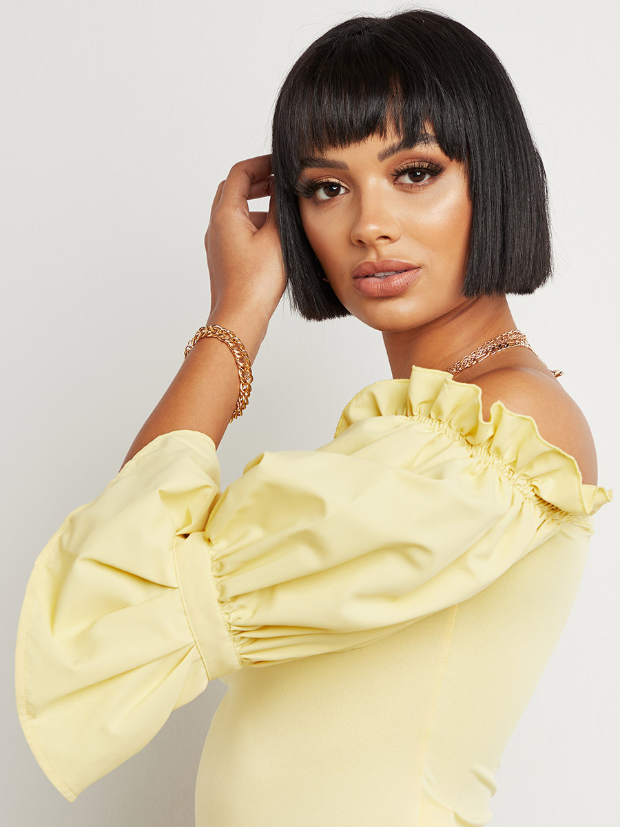 Styli Ruffle Bardot Fitted Top-women-clothing-shirtsandblouses-blouses-image-3