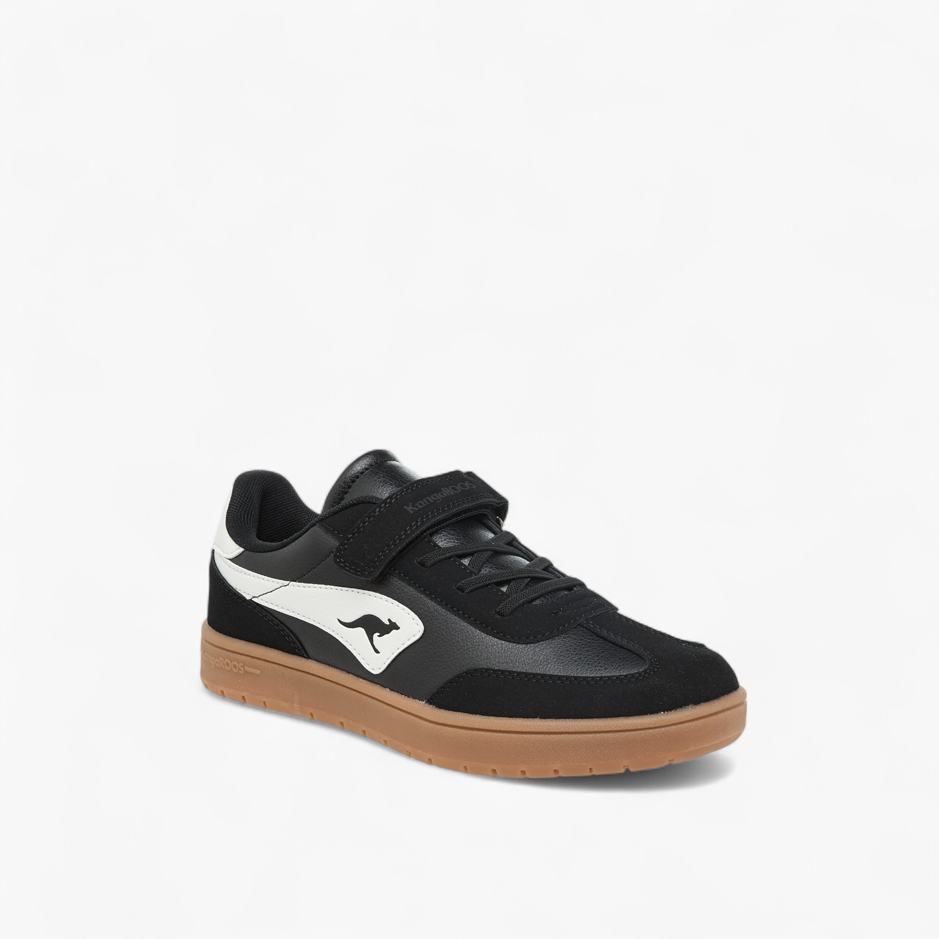 KangaROOS Women's Panelled Sneakers with Hook and Loop Closure-women-shoes-sneakers-image-2