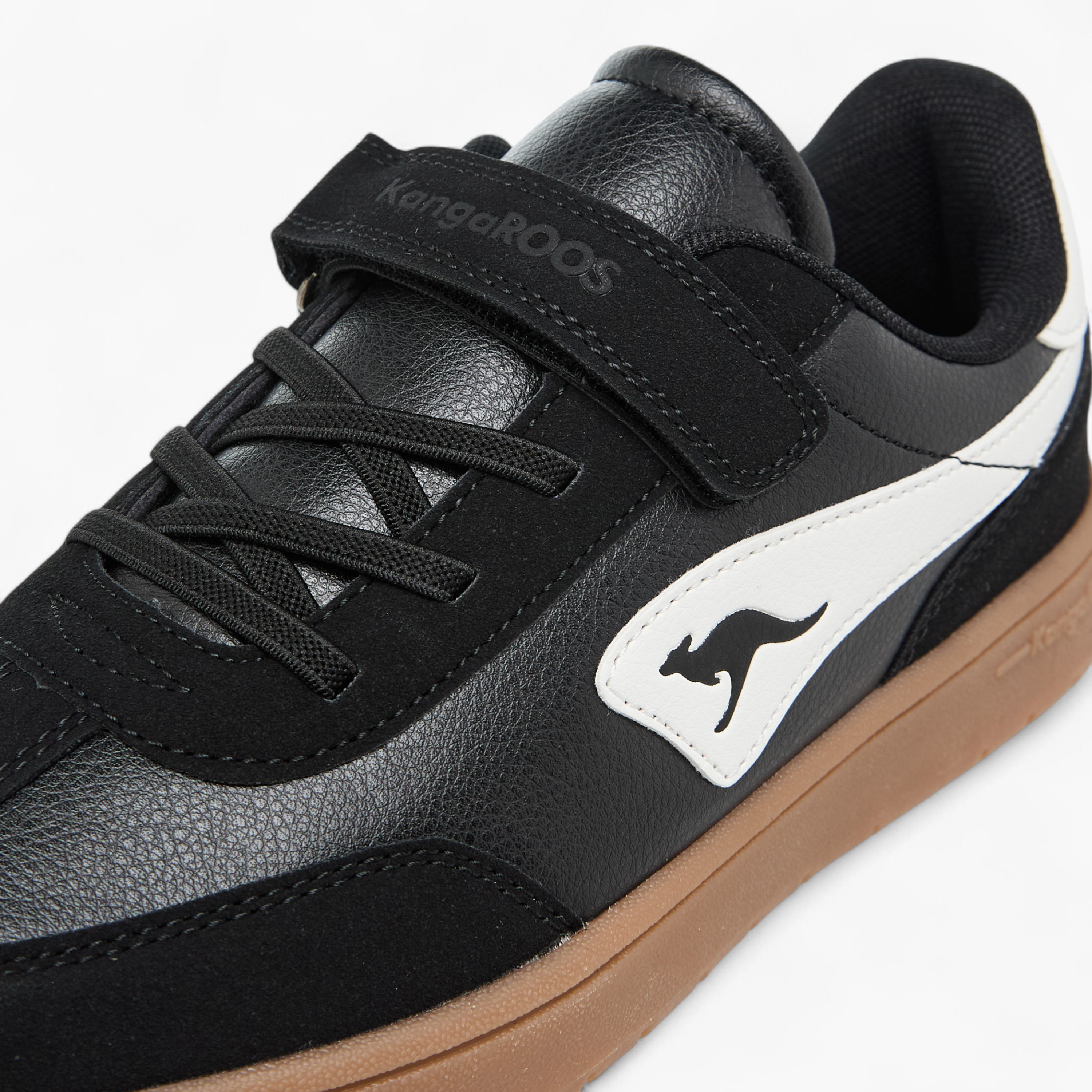 KangaROOS Women's Panelled Sneakers with Hook and Loop Closure-women-shoes-sneakers-image-4
