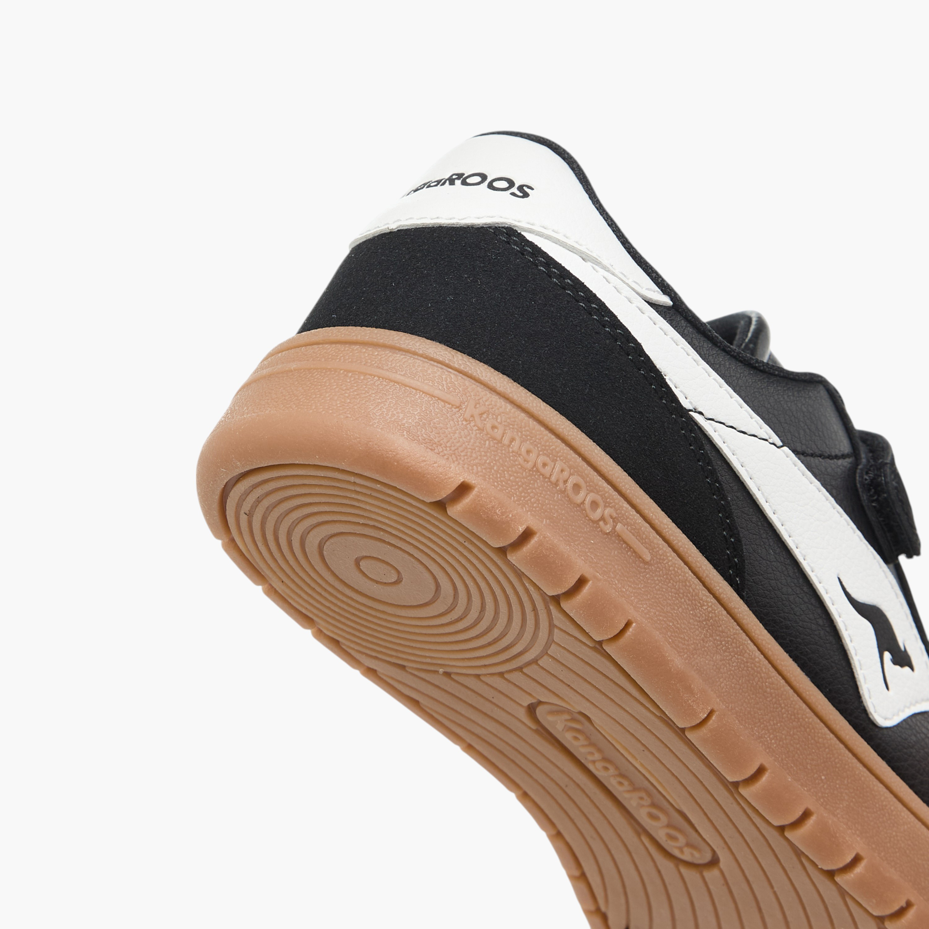KangaROOS Women's Panelled Sneakers with Hook and Loop Closure-women-shoes-sneakers-image-5