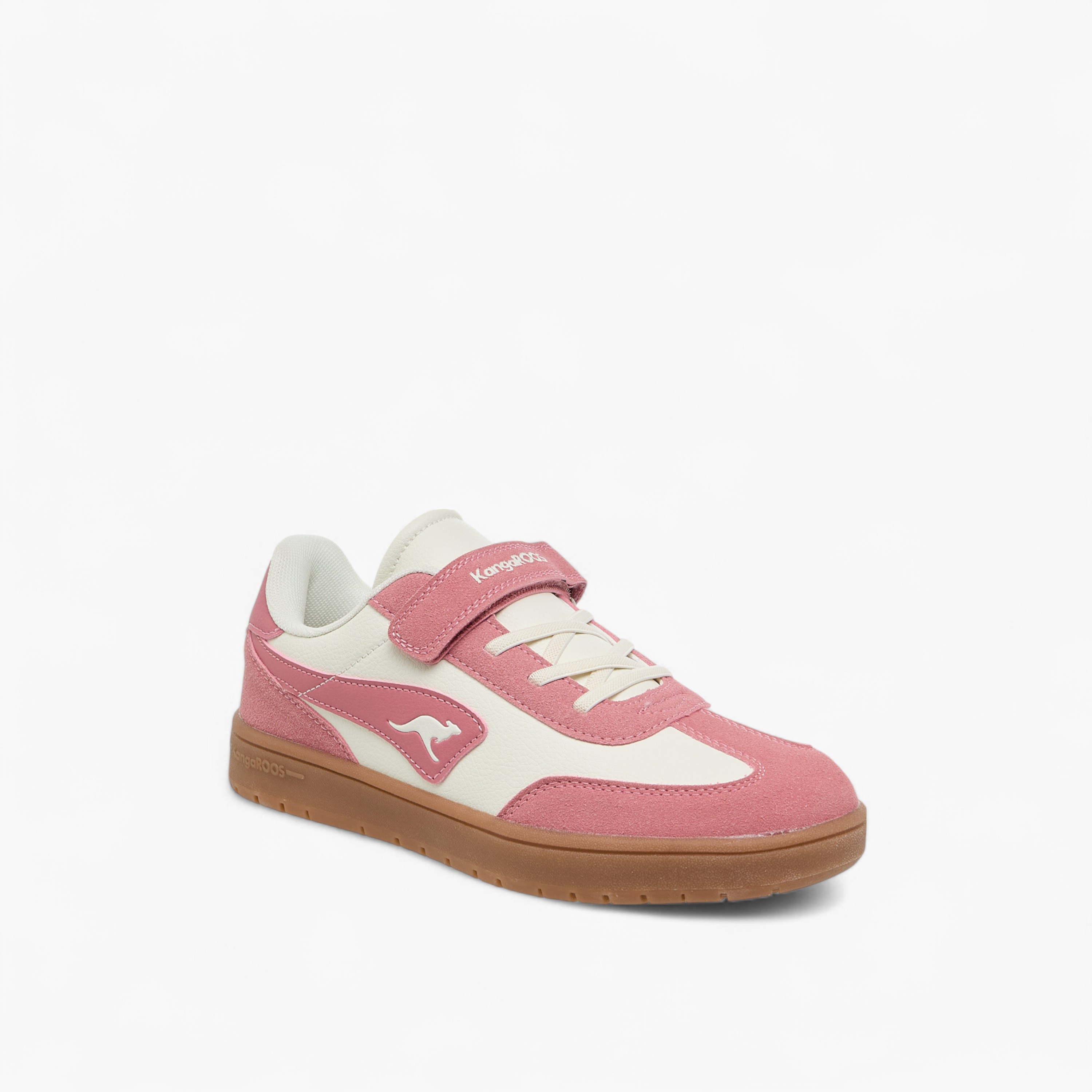 KangaROOS Women's Panelled Sneakers with Hook and Loop Closure-women-shoes-sneakers-image-2
