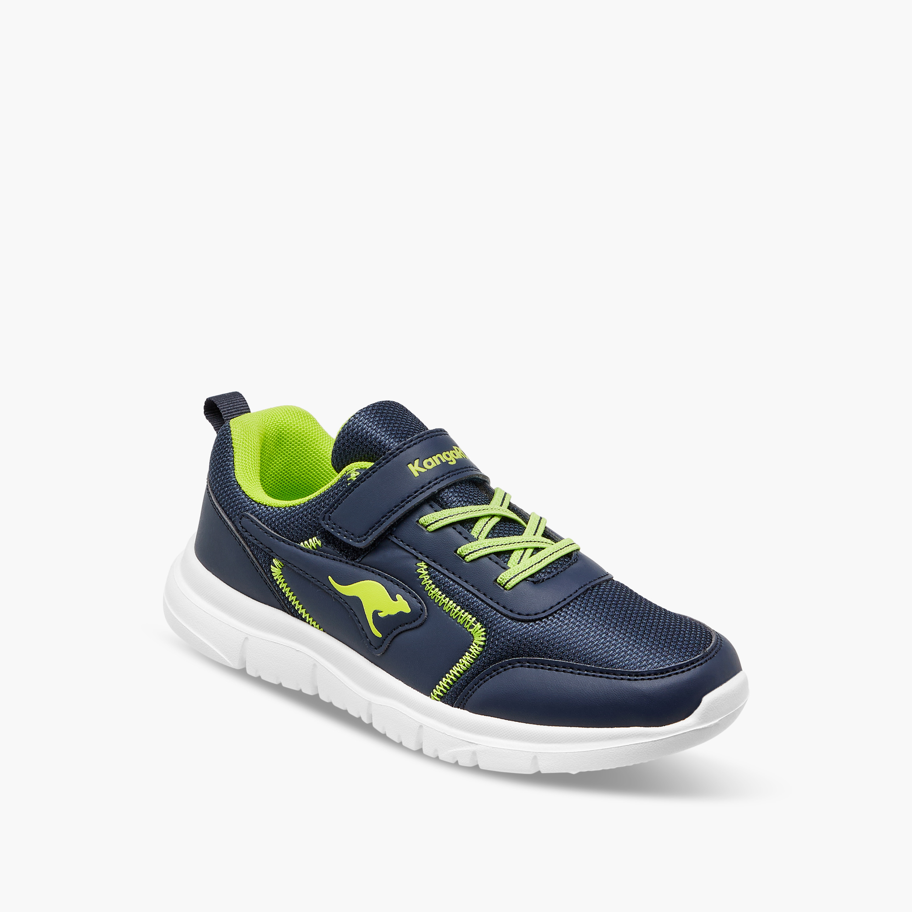 Kangaroos Boys Hook & Loop Breathable Walking Shoes-boys-shoes-sports-image-2