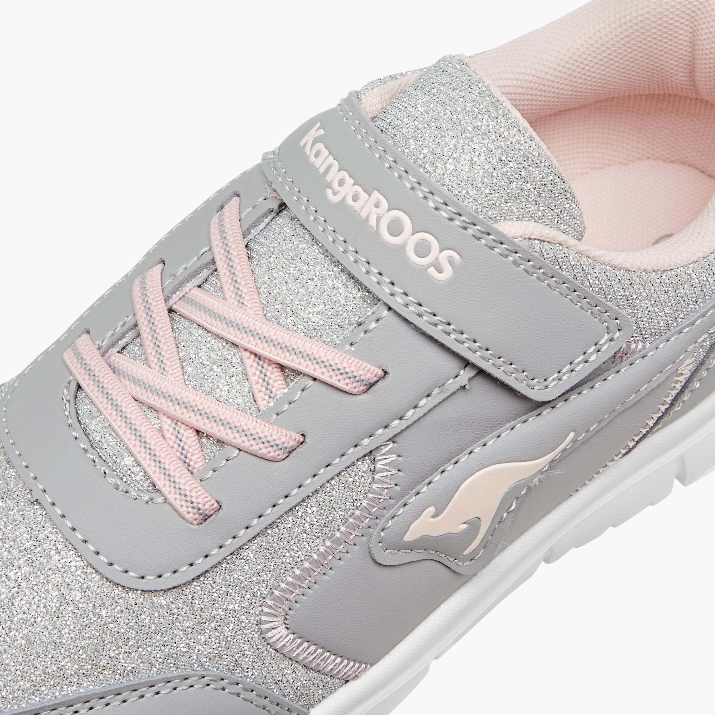 حذاء مشي بشريط لاصق للبنات من كانجاروس-girls-shoes-sports-image-14