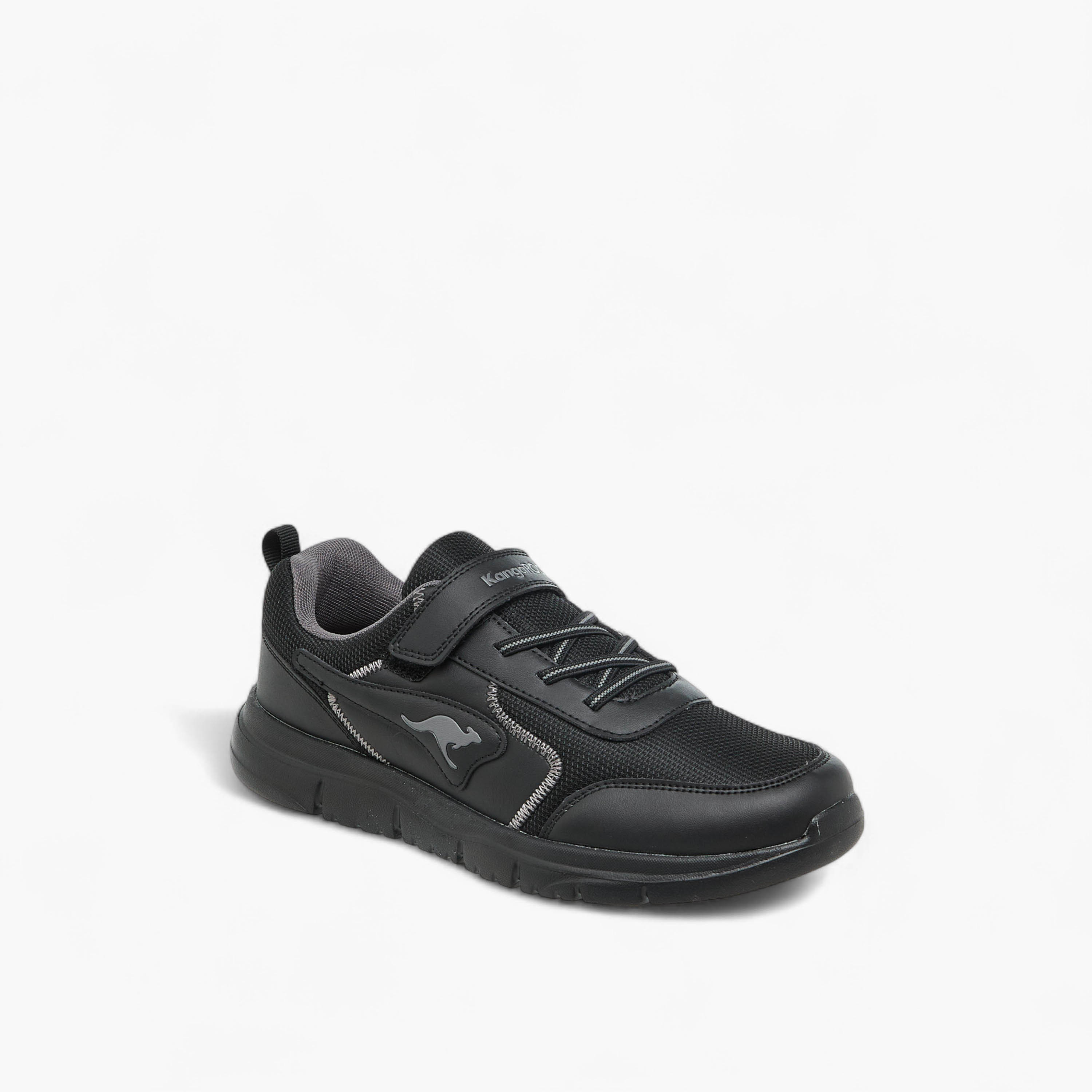 KangaROOS Women's Panelled Sports Shoes with Hook and Loop Closure-women-shoes-sports-image-2