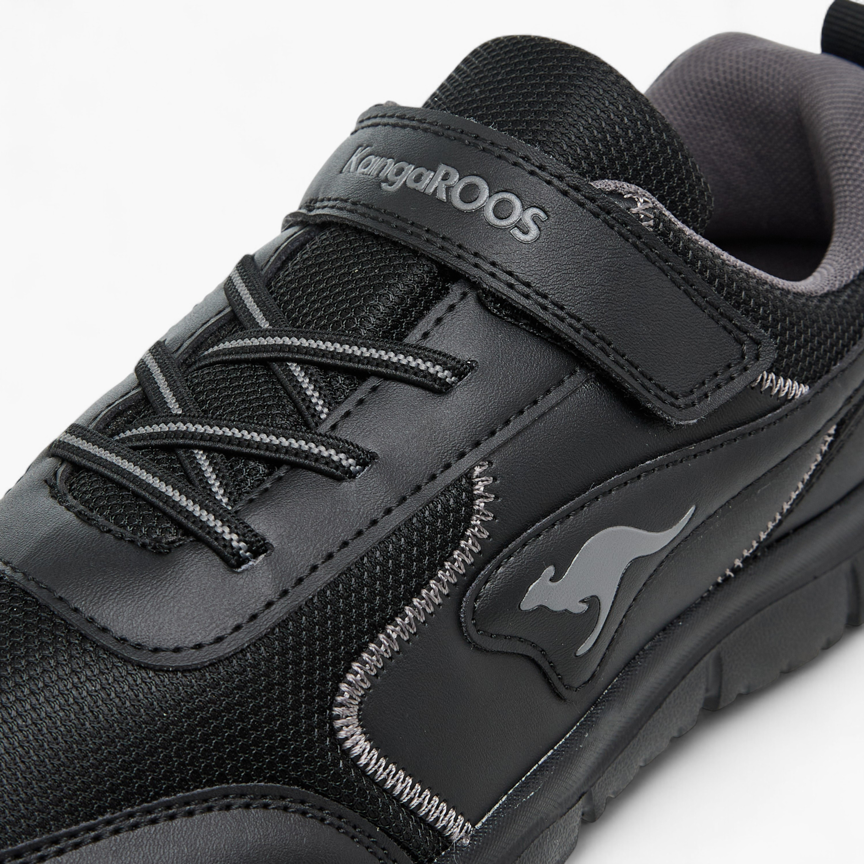 KangaROOS Women's Panelled Sports Shoes with Hook and Loop Closure-women-shoes-sports-image-4