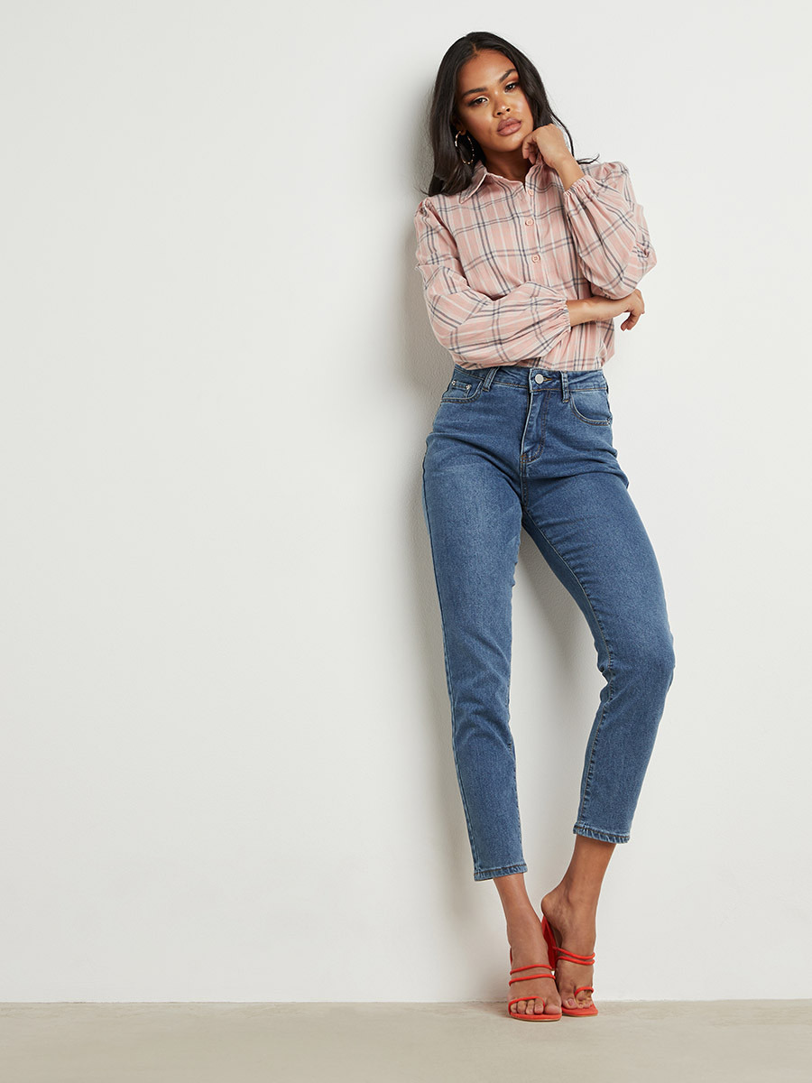 قميص مطبوع بأزرار من ستايلي-women-clothing-shirtsandblouses-blouses-image-2