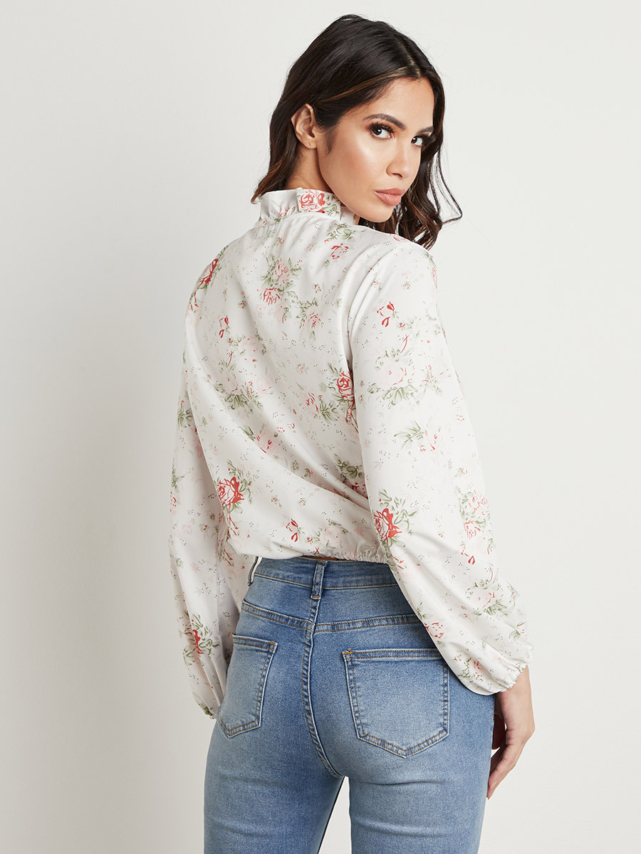 بلوزة مطبوعة بأكمام طويلة من ستايلي-women-clothing-shirtsandblouses-blouses-image-3