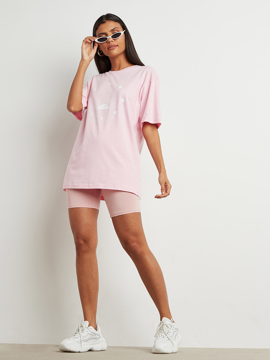 تيشيرت مطبوع بقصة واسعة-women-clothing-tshirts-image-2