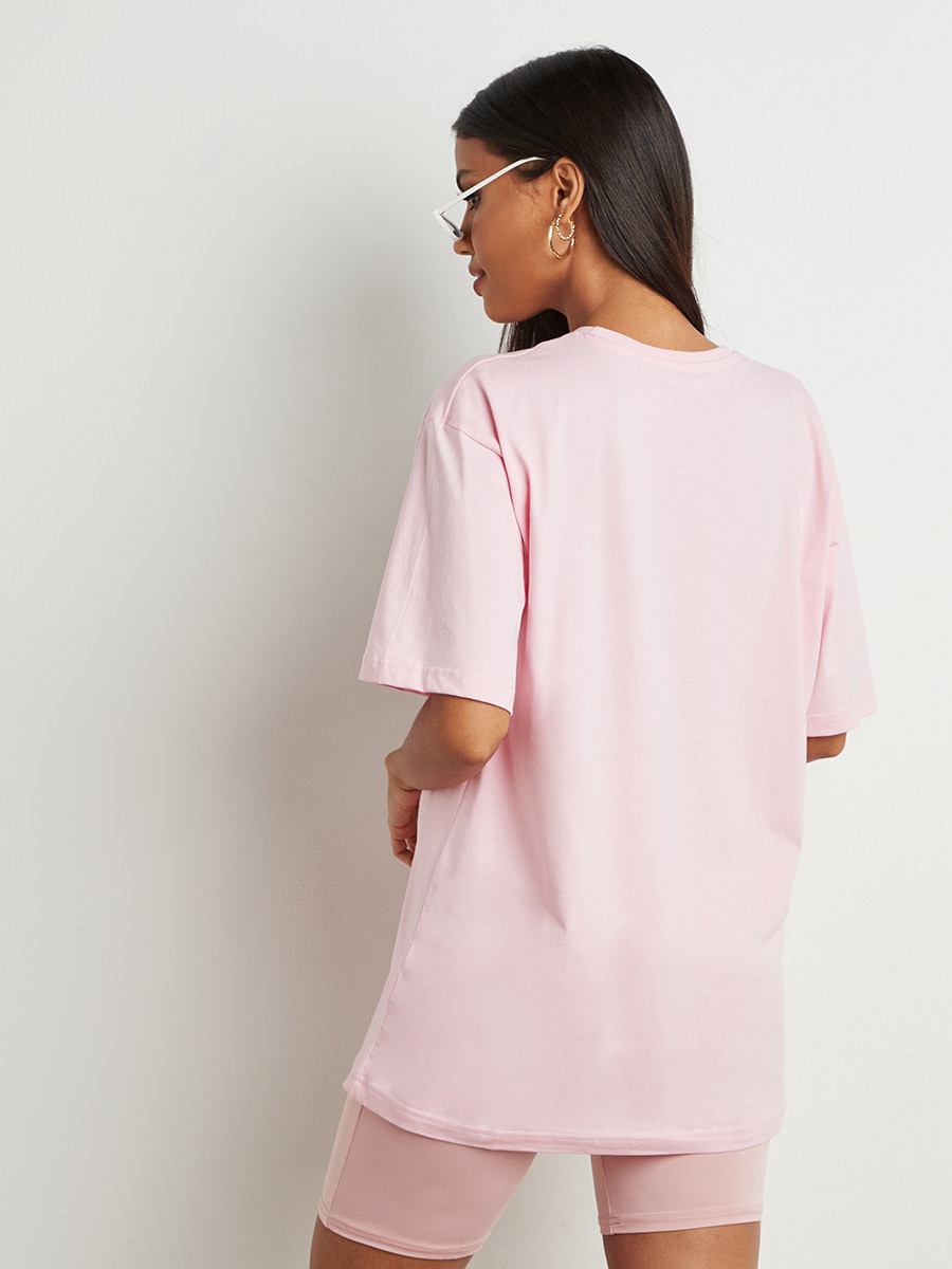 تيشيرت مطبوع بقصة واسعة-women-clothing-tshirts-image-3
