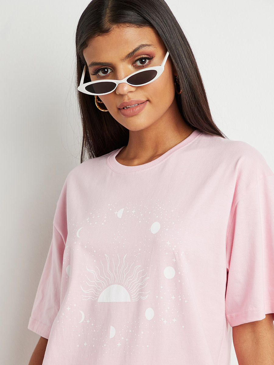 تيشيرت مطبوع بقصة واسعة-women-clothing-tshirts-image-4