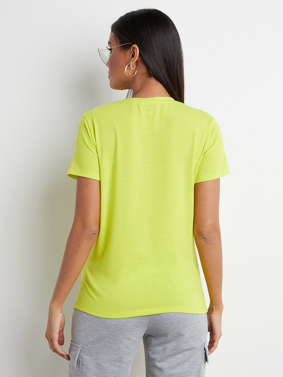 تيشيرت مطبوع بقصة واسعة من ستايلي-women-clothing-tshirts-image-4