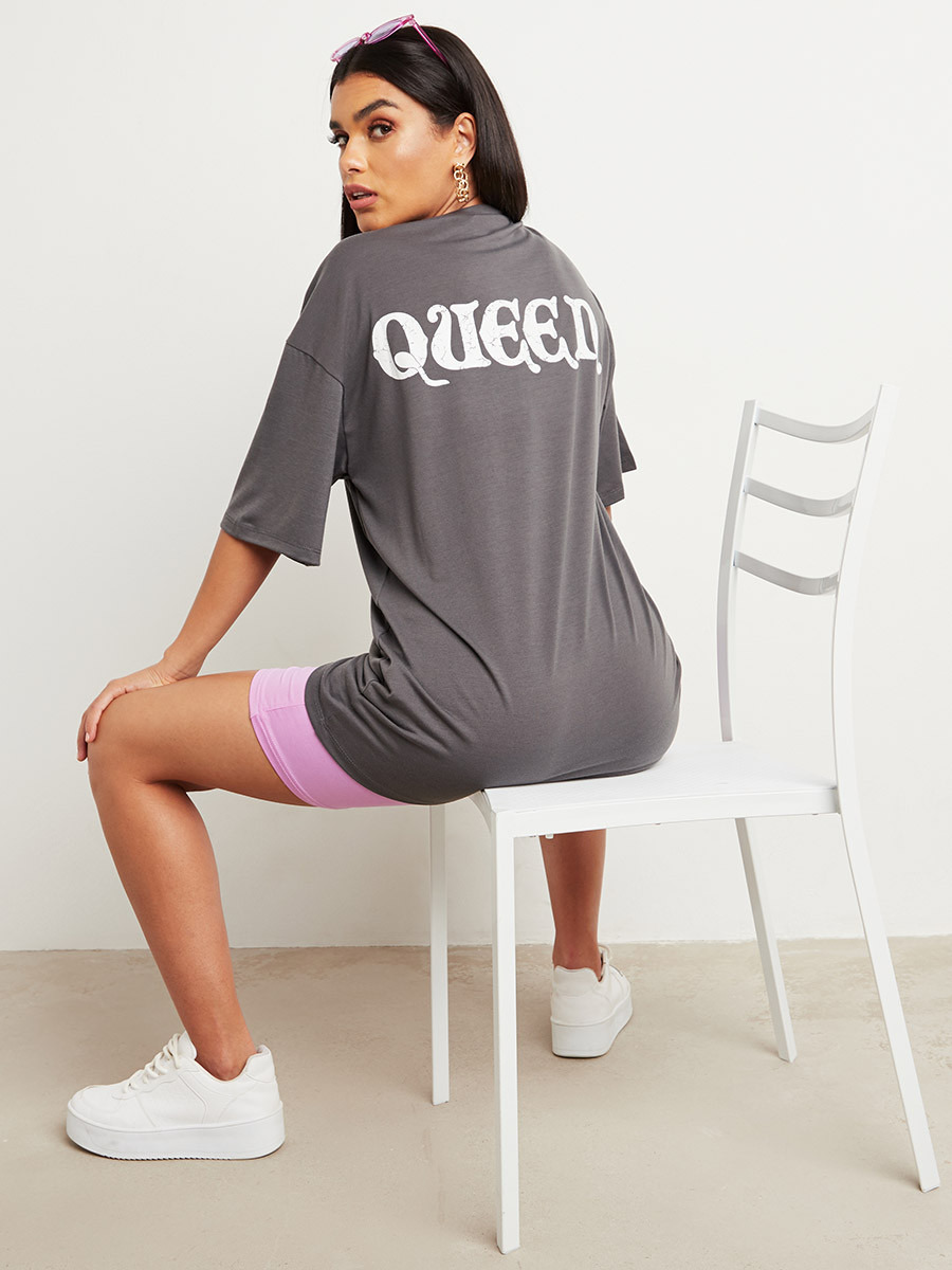 تيشيرت مطبوع بقصة واسعة من ستايلي-women-clothing-tshirts-image-1