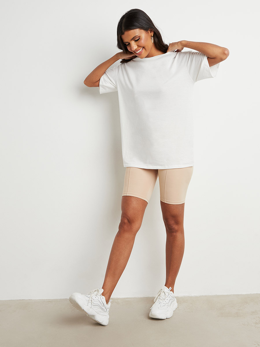 تيشيرت مطبوع بقصة واسعة من ستايلي-women-clothing-tshirts-image-2
