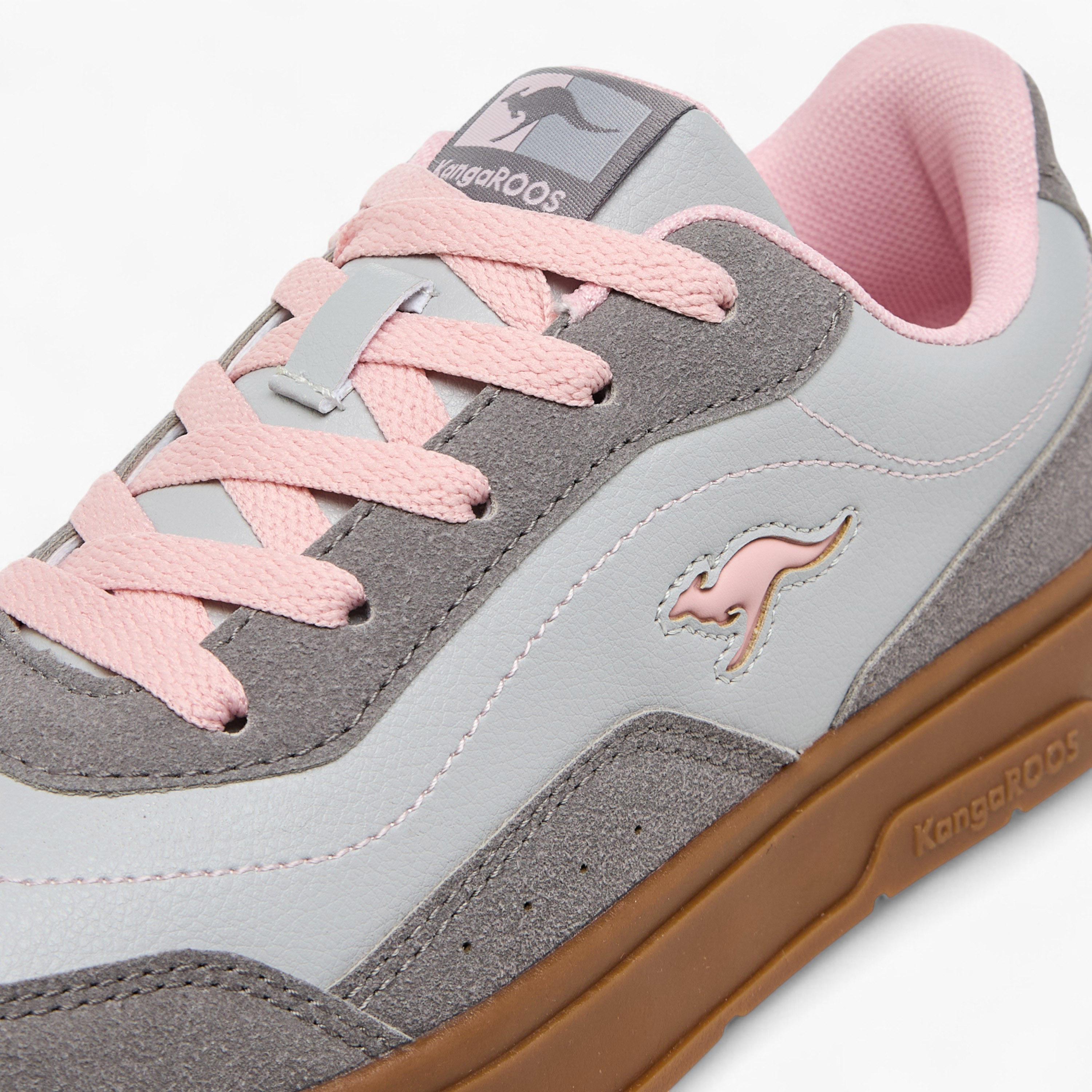 KangaROOS Women's Panelled Lace-up Sneakers-women-shoes-sneakers-image-4