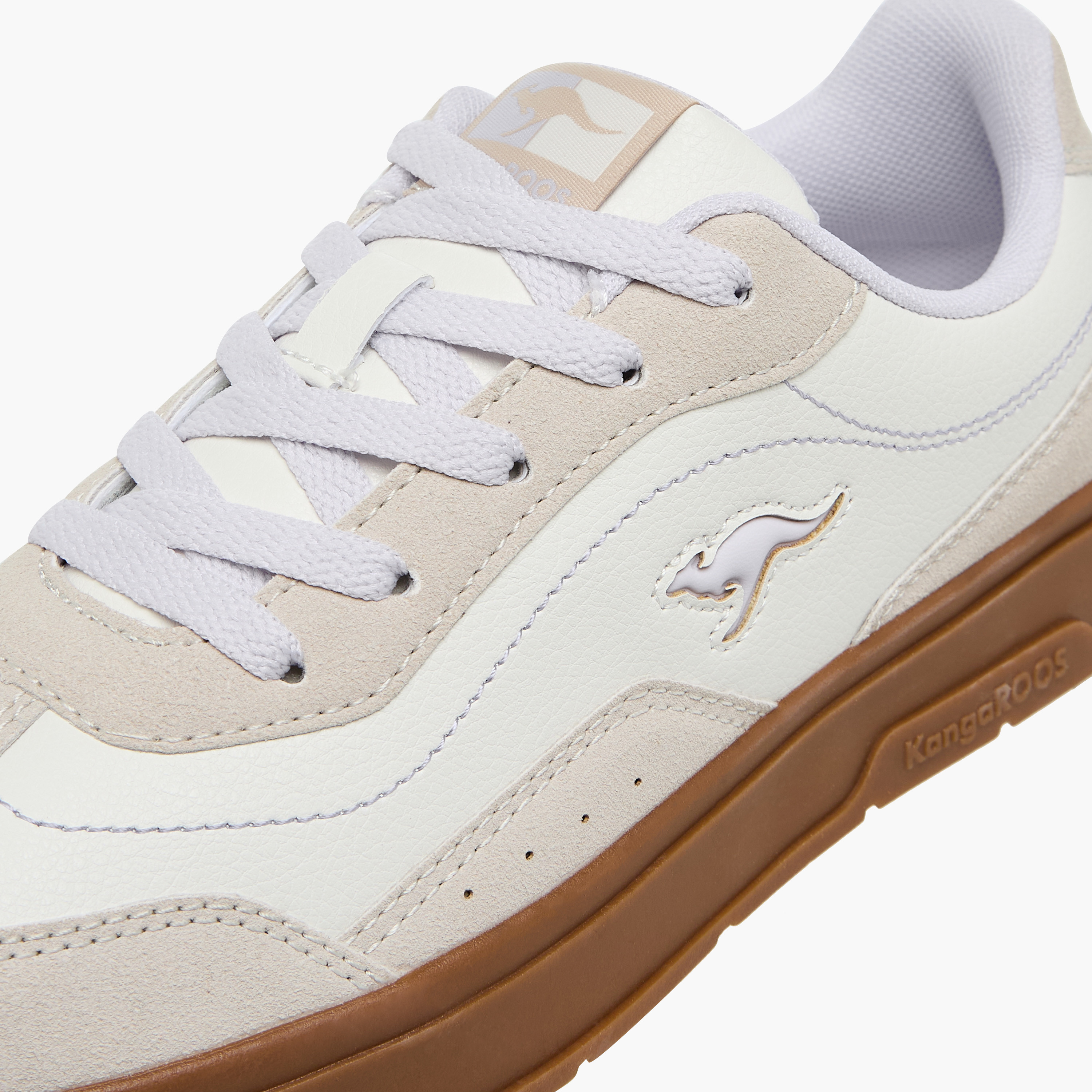 KangaROOS Women's Panelled Lace-up Sneakers-women-shoes-sneakers-image-4