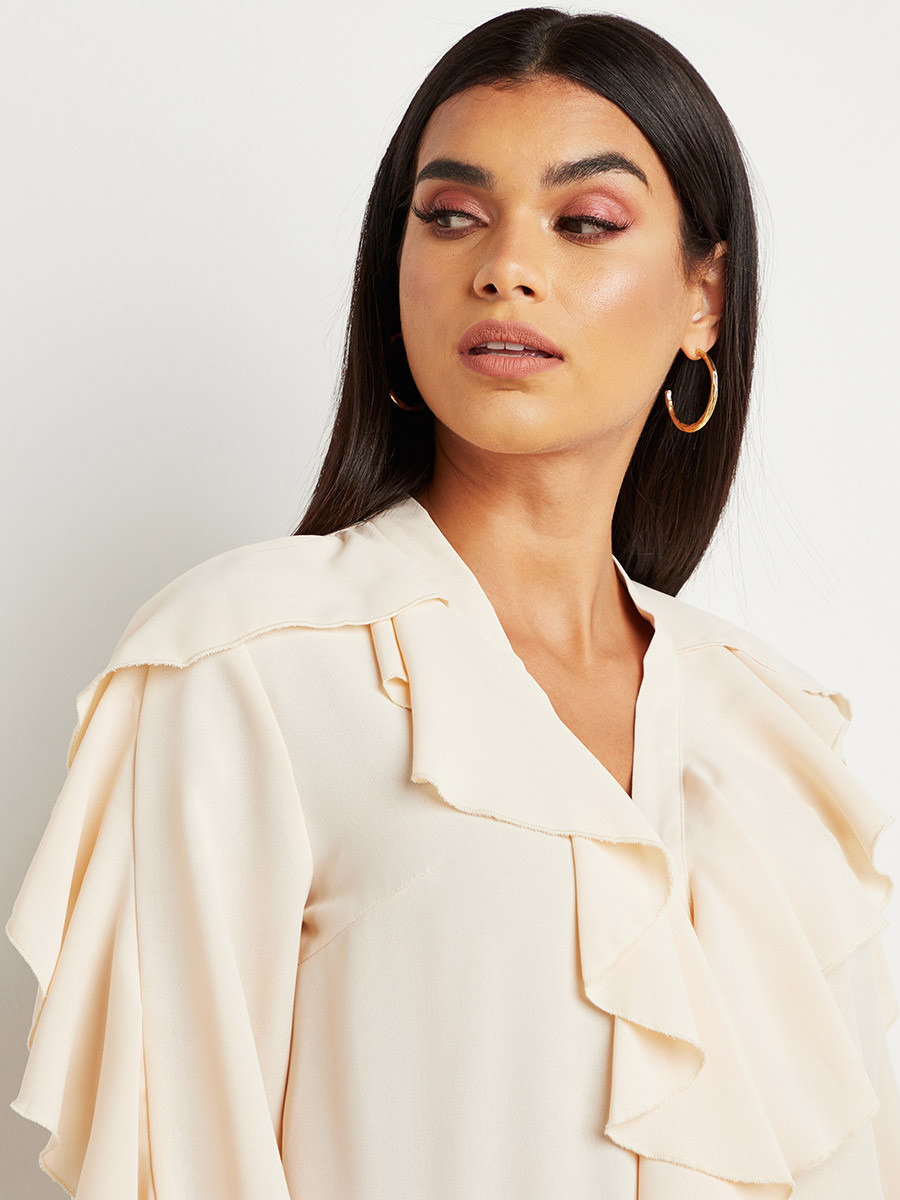 بلوزة بتفاصيل كشكش من ستايلي-women-clothing-shirtsandblouses-blouses-image-3