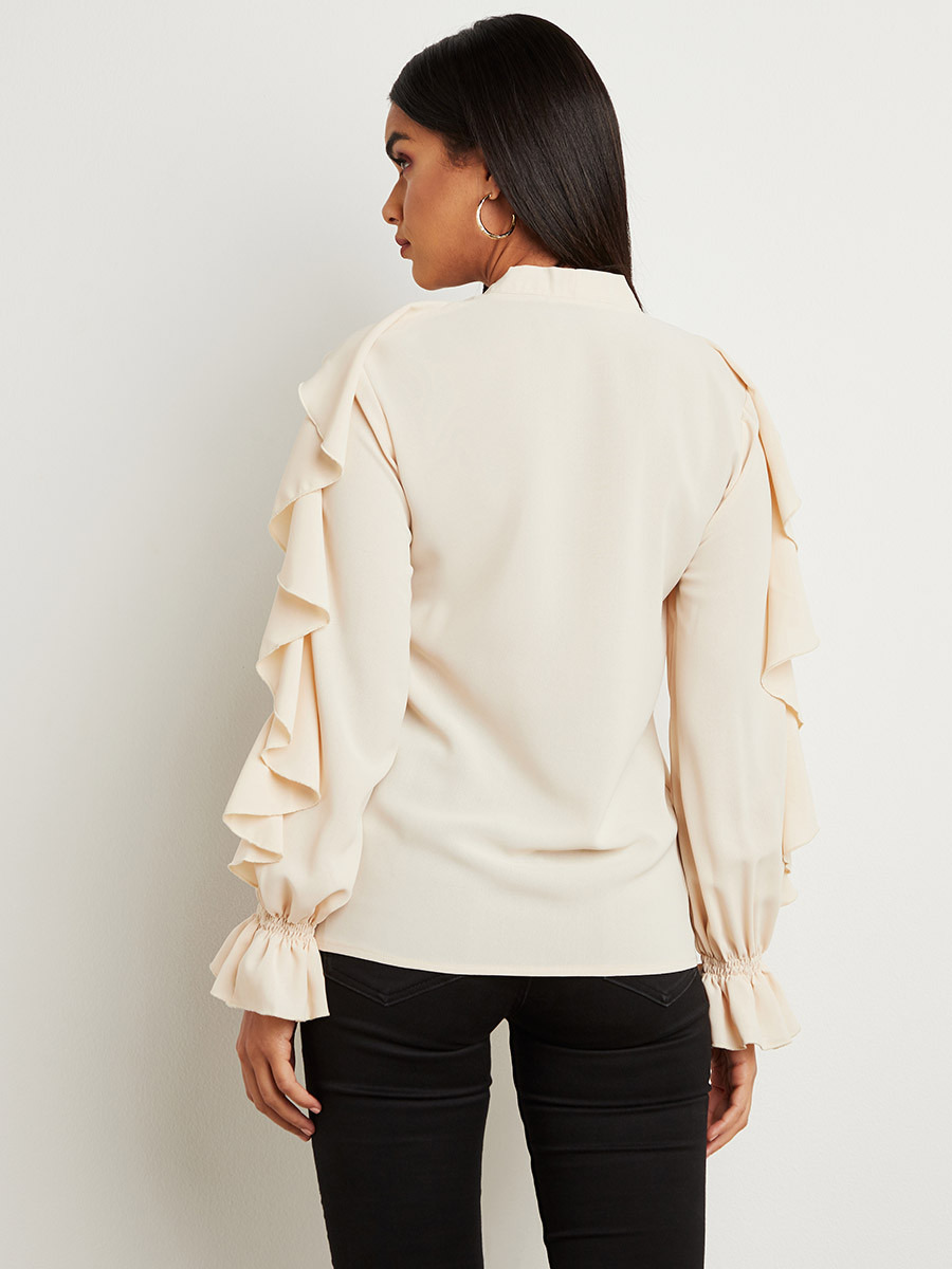بلوزة بتفاصيل كشكش من ستايلي-women-clothing-shirtsandblouses-blouses-image-5