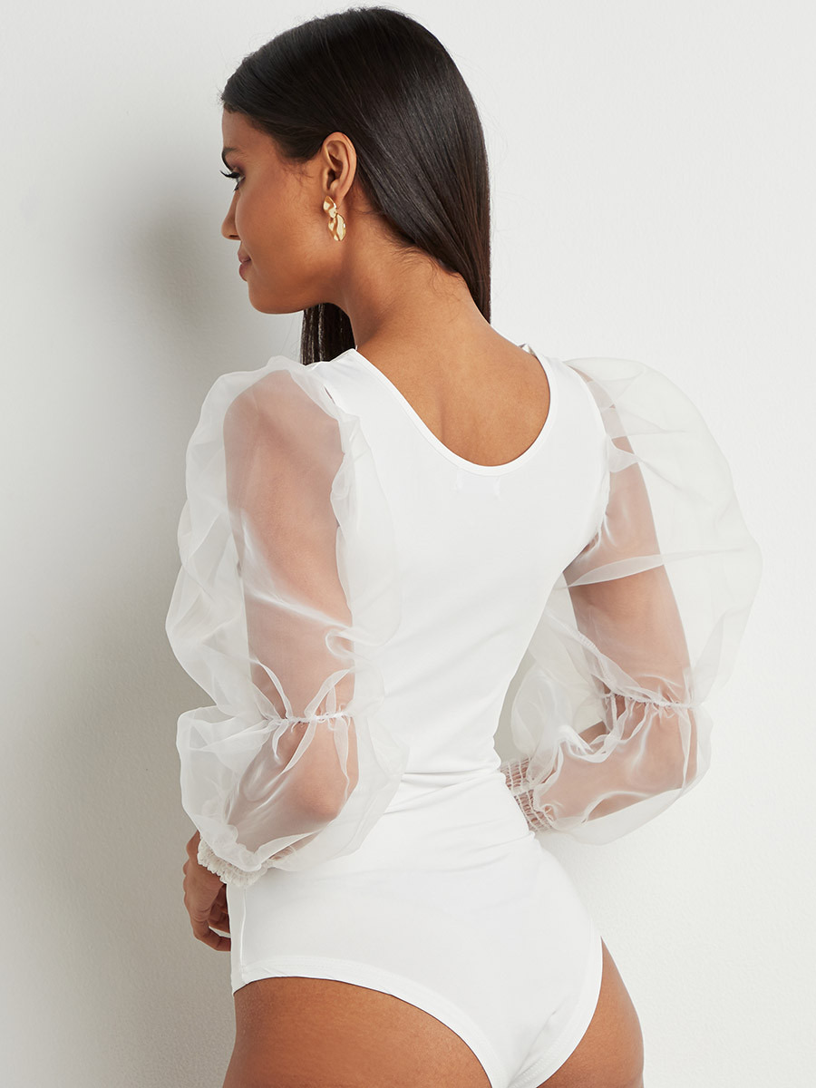 بودي سوت بأكمام شبكية من ستايلي-women-clothing-tshirts-image-4