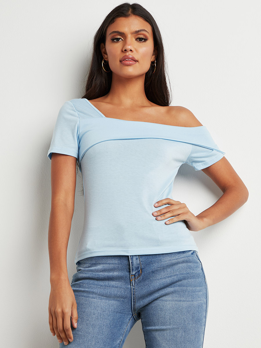 Styli Asymmetric One Shoulder Top-women-clothing-shirtsandblouses-blouses-image-5
