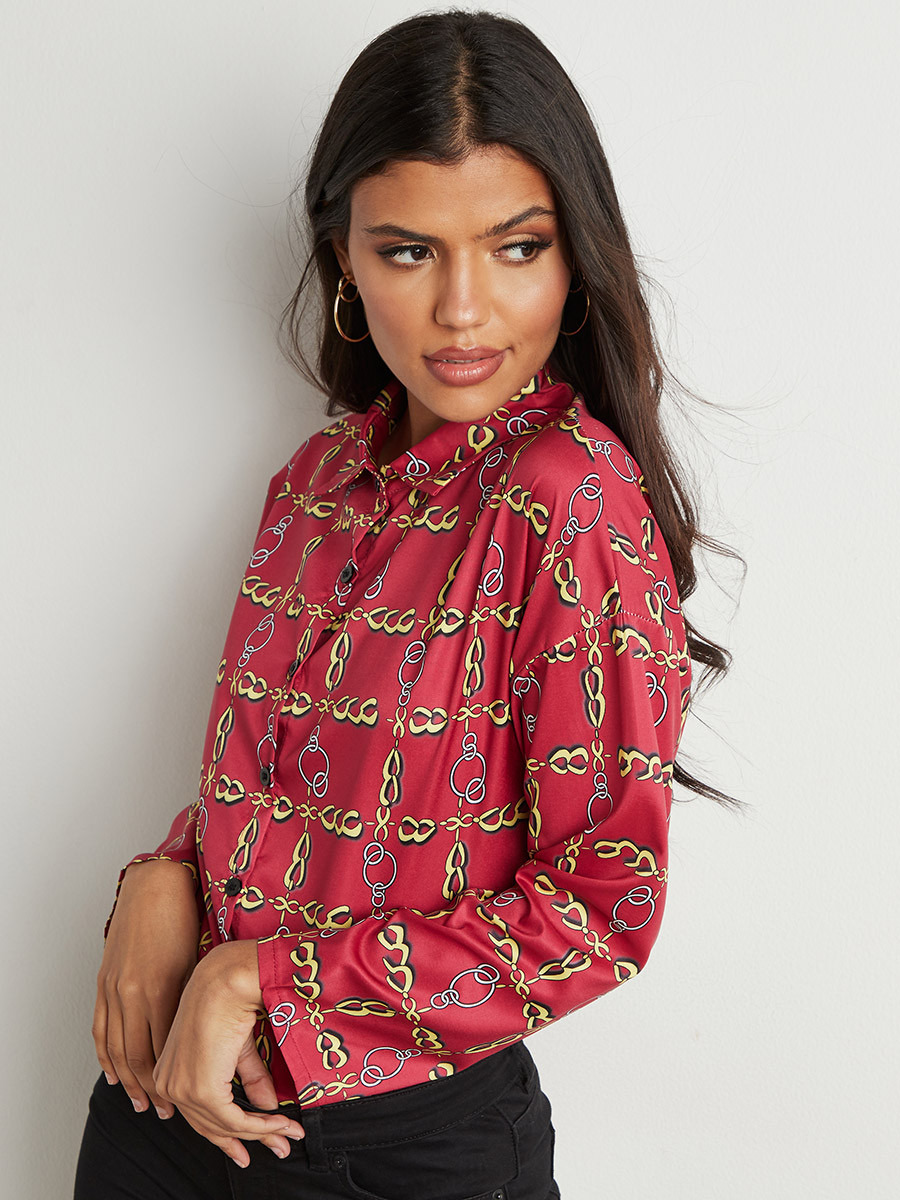 قميص مطبوع بأكمام طويلة من ستايلي-women-clothing-shirtsandblouses-blouses-image-1
