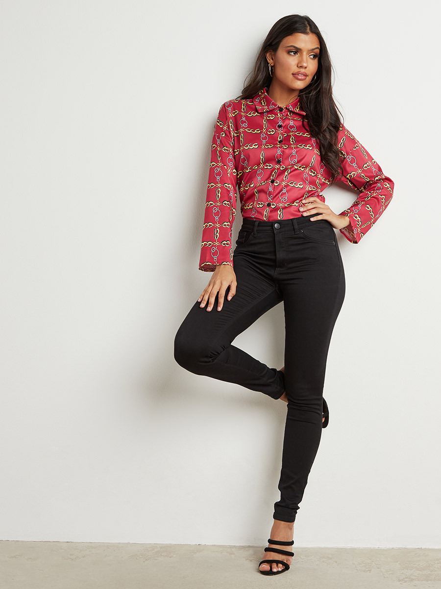 قميص مطبوع بأكمام طويلة من ستايلي-women-clothing-shirtsandblouses-blouses-image-3