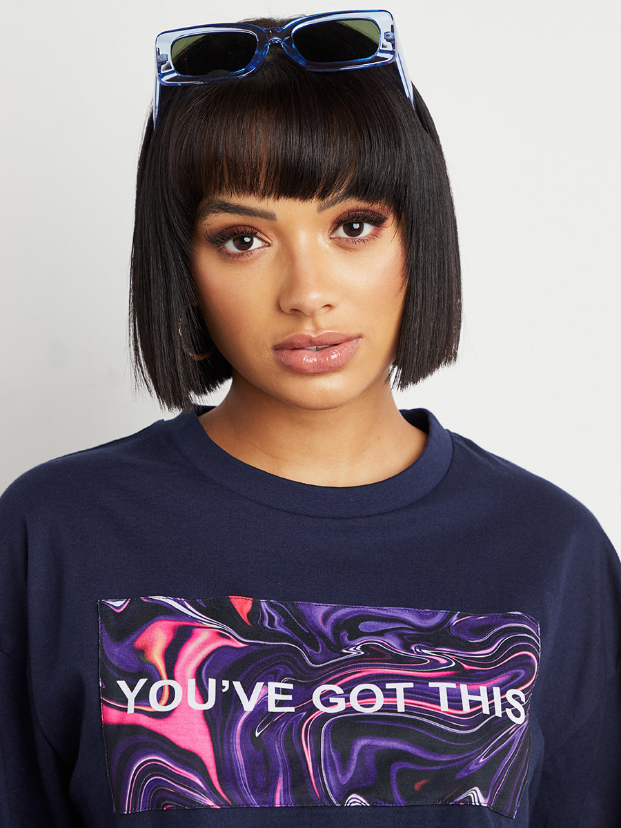 You've Got This Slogan Printed Boxy Crop T-shirt-women-clothing-tshirts-image-4