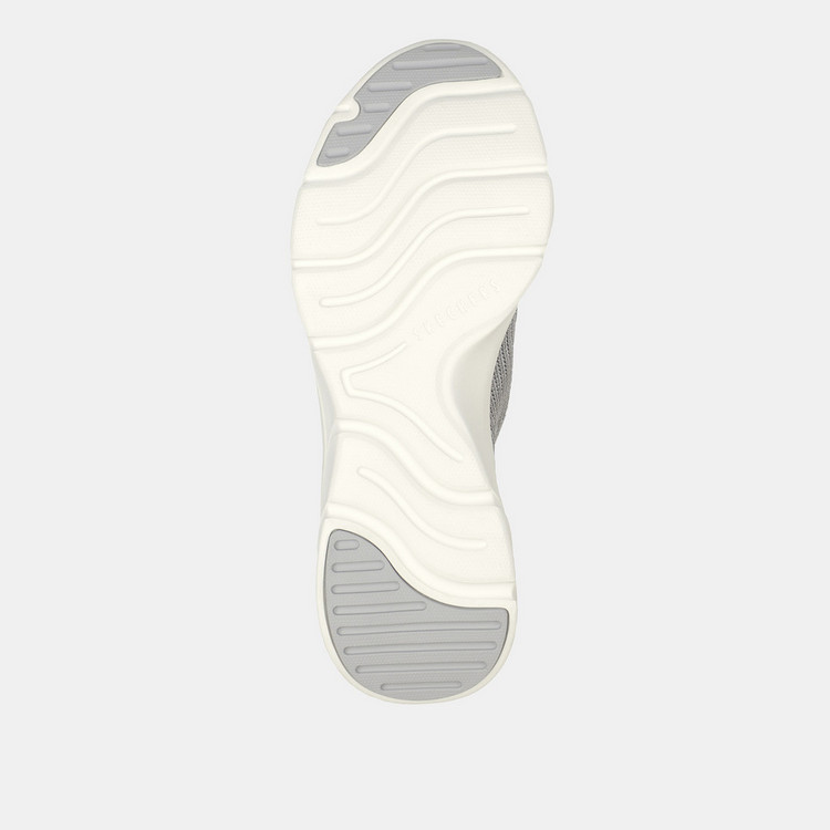 Skechers Women's Textured Slip-On Walking Shoes - D LUX COMFORT